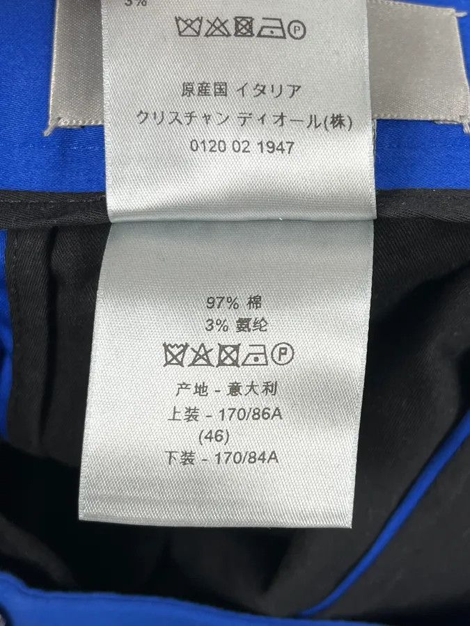 Dior Dior Homme Blue Classy Tailored Pants by Kris Van Assche Size US 30 / EU 46 - 11 Thumbnail