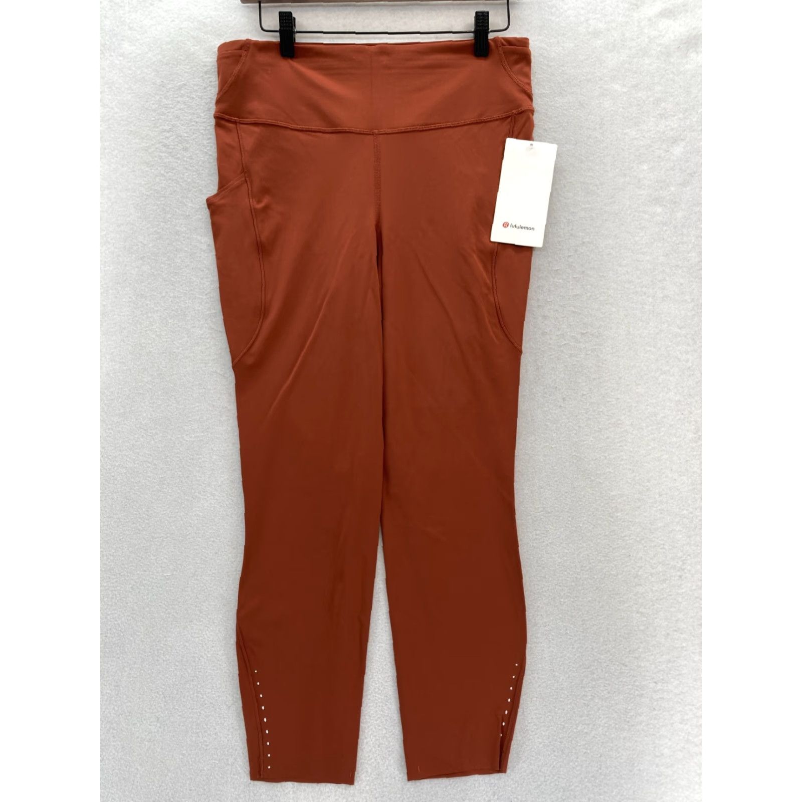 Lululemon Lululemon Fast Free HR Tight 25" Women's 12 Brown Nulux Stretch Pockets Gym Yoga Size 30" / US 8 / IT 44 - 2 Thumbnail