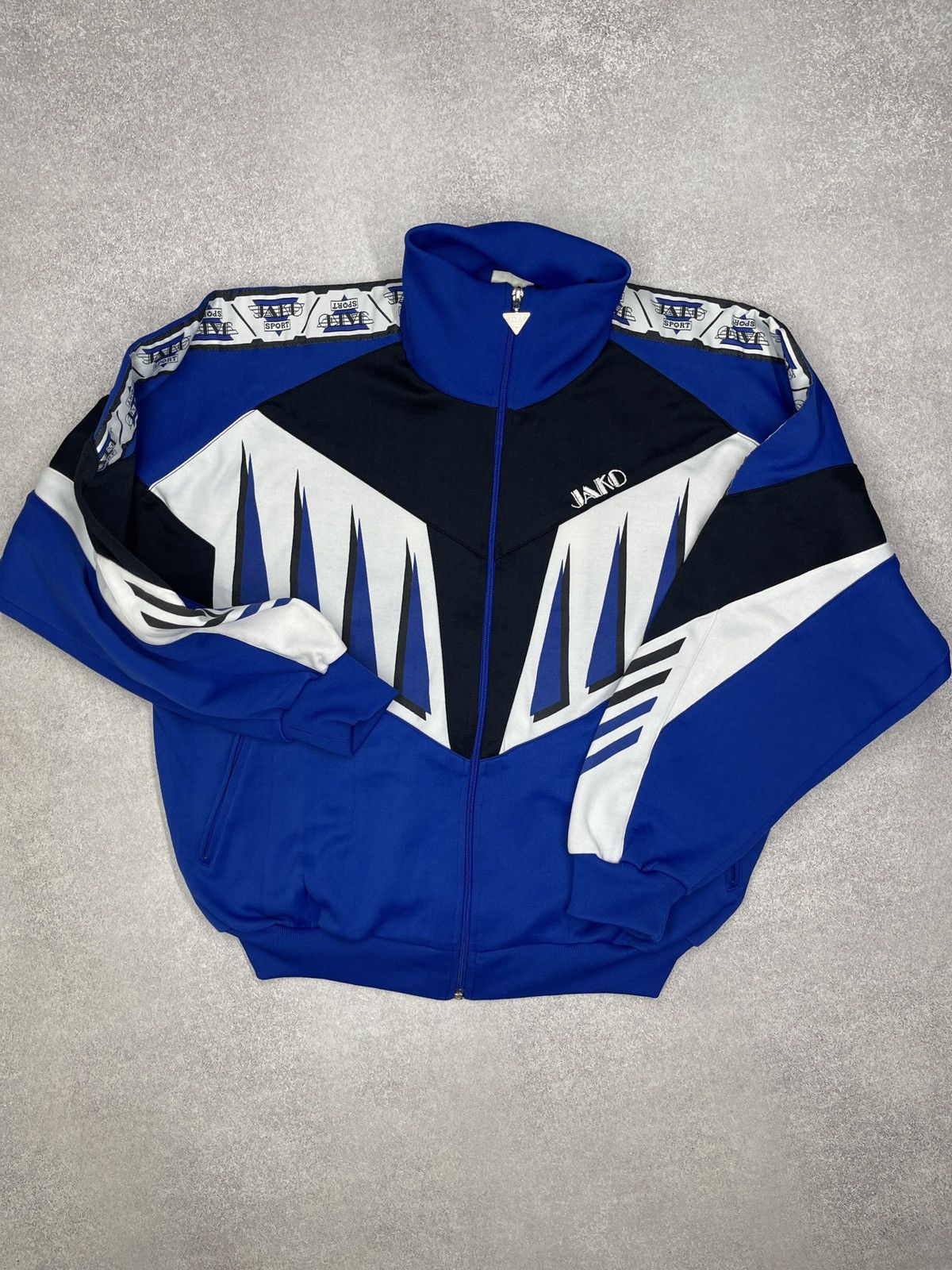 Vintage Vintage Jako Juventus Soccer Track Jacket Black/Blue Y2K Size US M / EU 48-50 / 2 - 3 Thumbnail