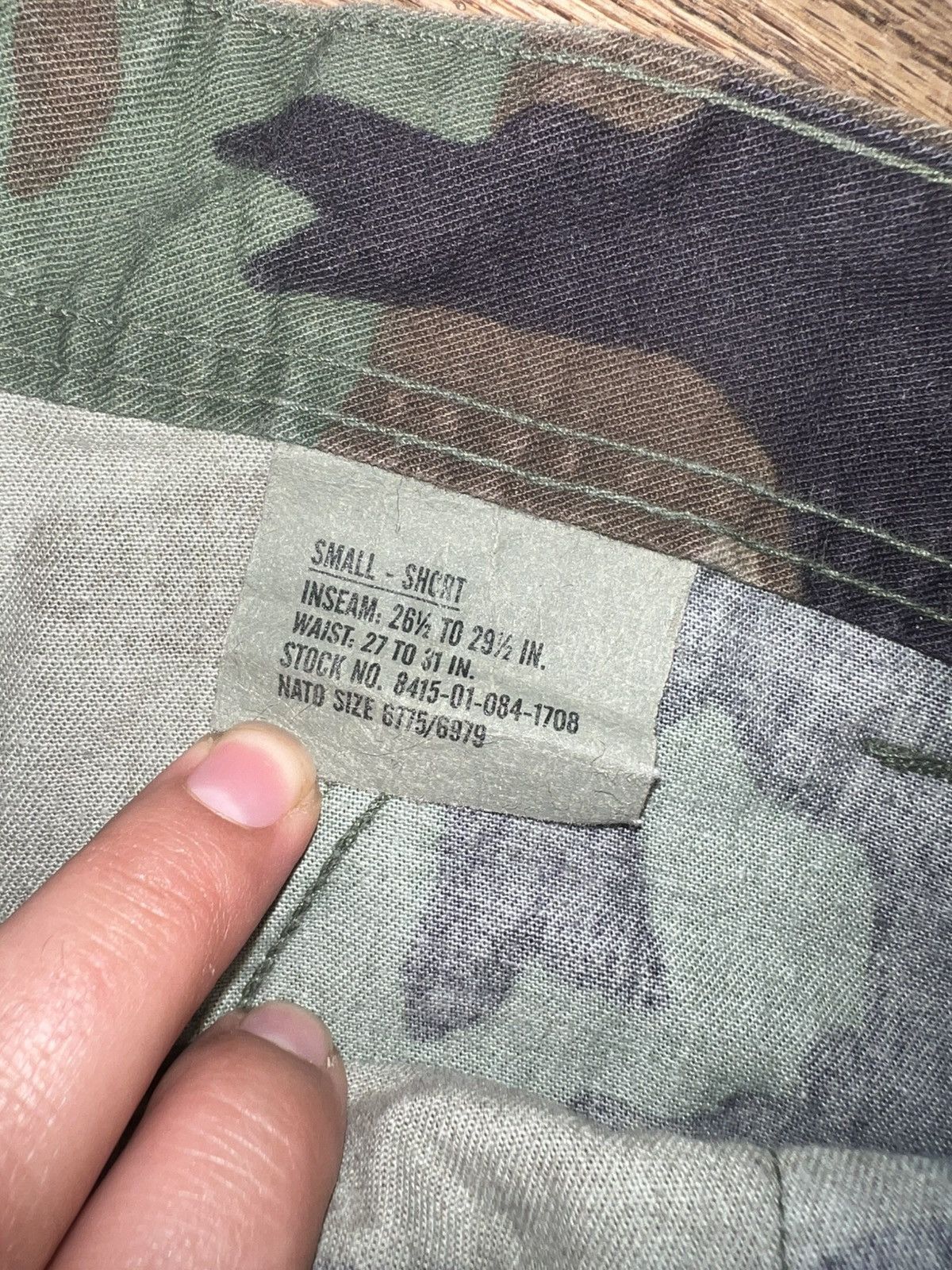 Other Vintage Military Woodland Camo Cargo Pants Size US 31 - 4 Thumbnail