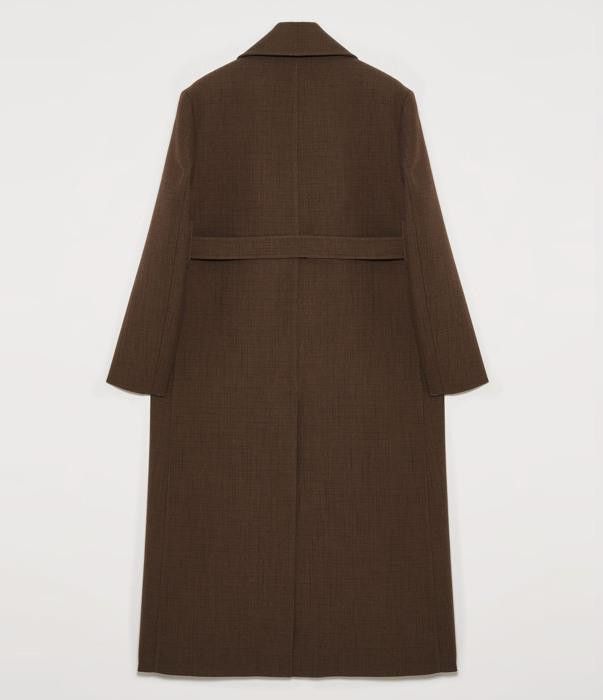 Jil Sander o1w1db10825 Coat in Brown Size M / US 6-8 / IT 42-44 - 2 Thumbnail