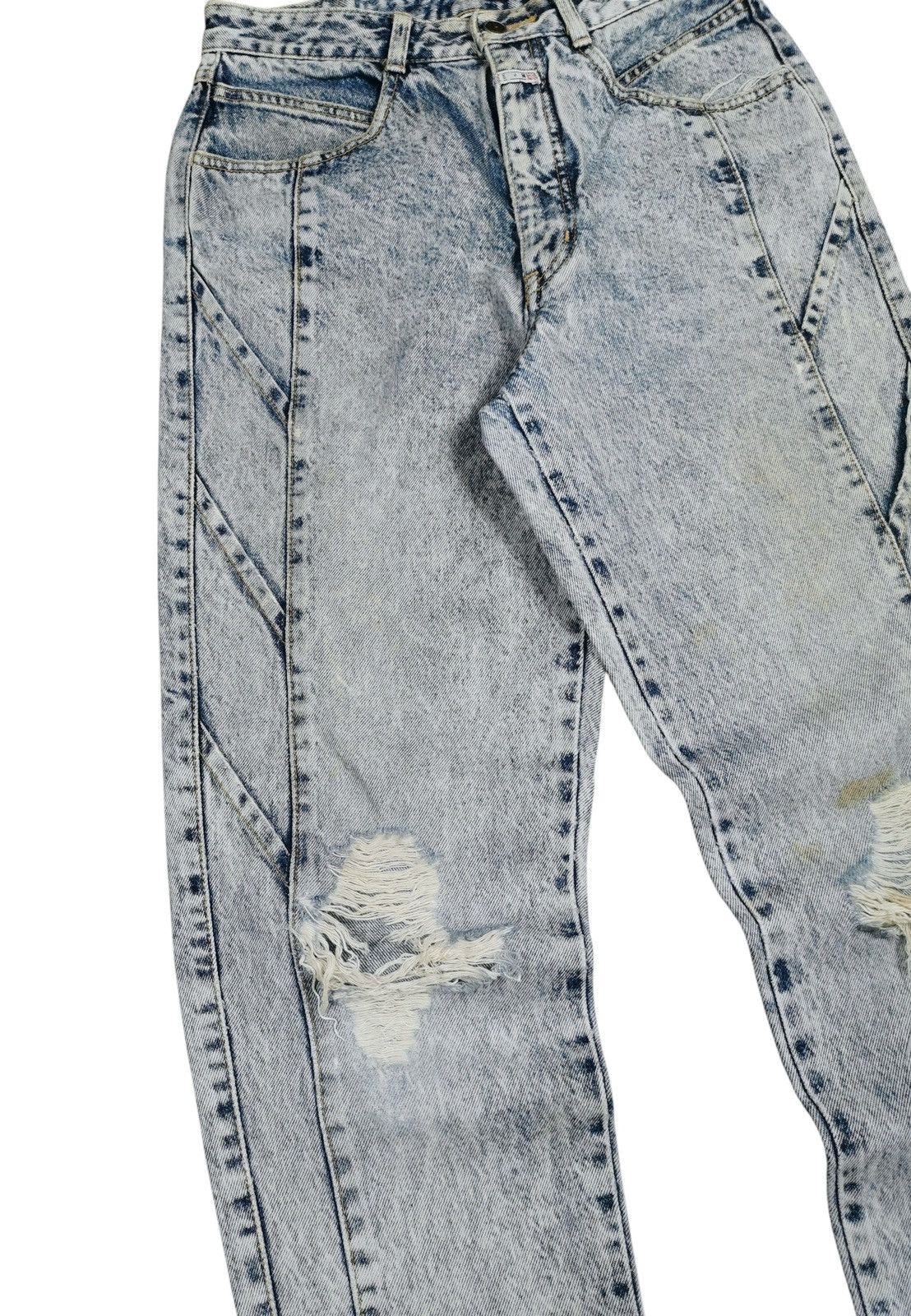 Edwin Rare Edwin Acid Wash Denim – 90s Mom Jeans Fit Made in Japan Size 28" / US 6 / IT 42 - 4 Thumbnail
