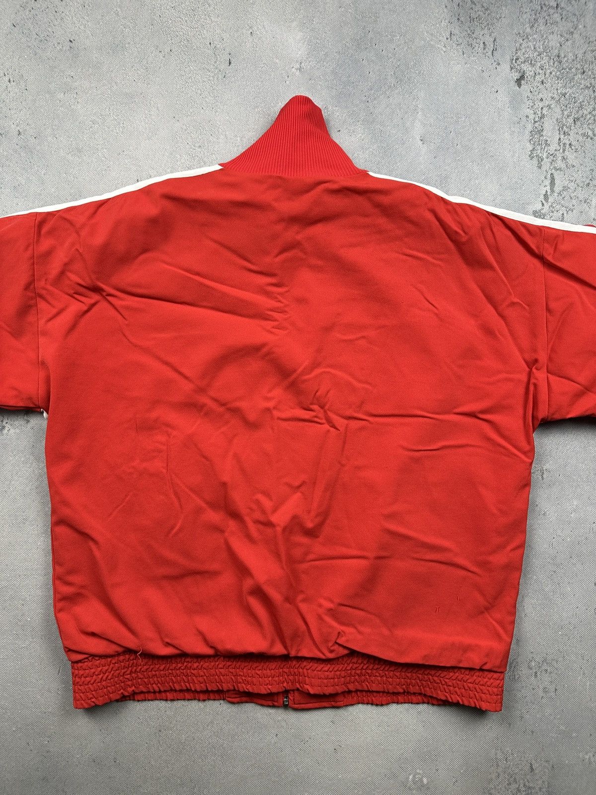 Adidas Vintage Adidas West Germany Rare Track Jacket Red White 80s Size US L / EU 52-54 / 3 - 19 Thumbnail