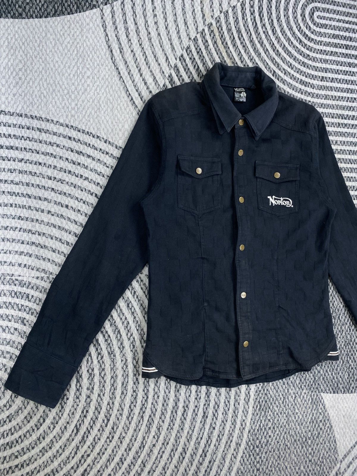 Norton Vintage Norton Embroidery Button Ups Shirt Size US M / EU 48-50 / 2 - 3 Thumbnail