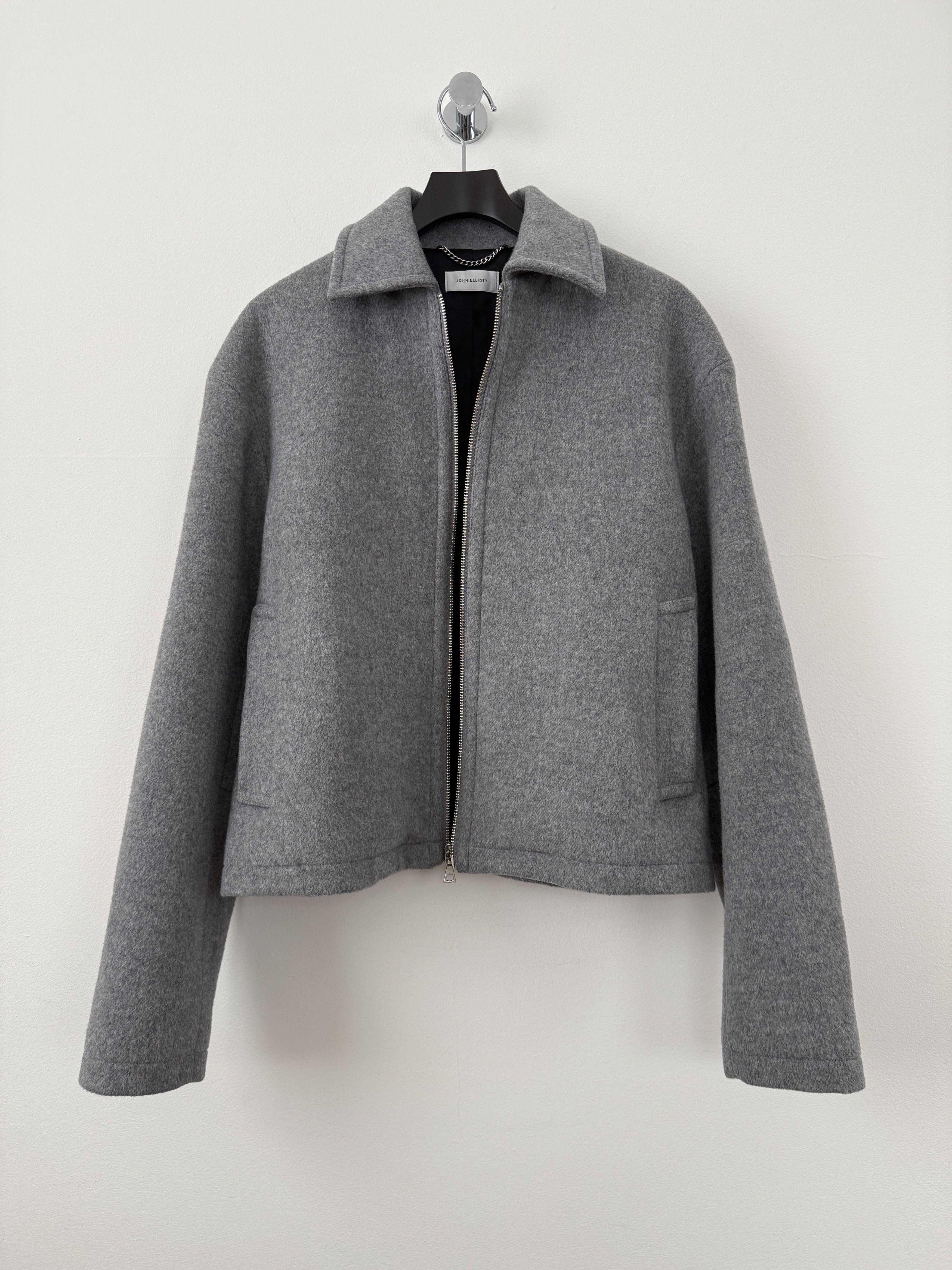 John Elliott Brushed Wool Lexington Full Zip Jacket Size US S / EU 44-46 / 1 - 2 Thumbnail