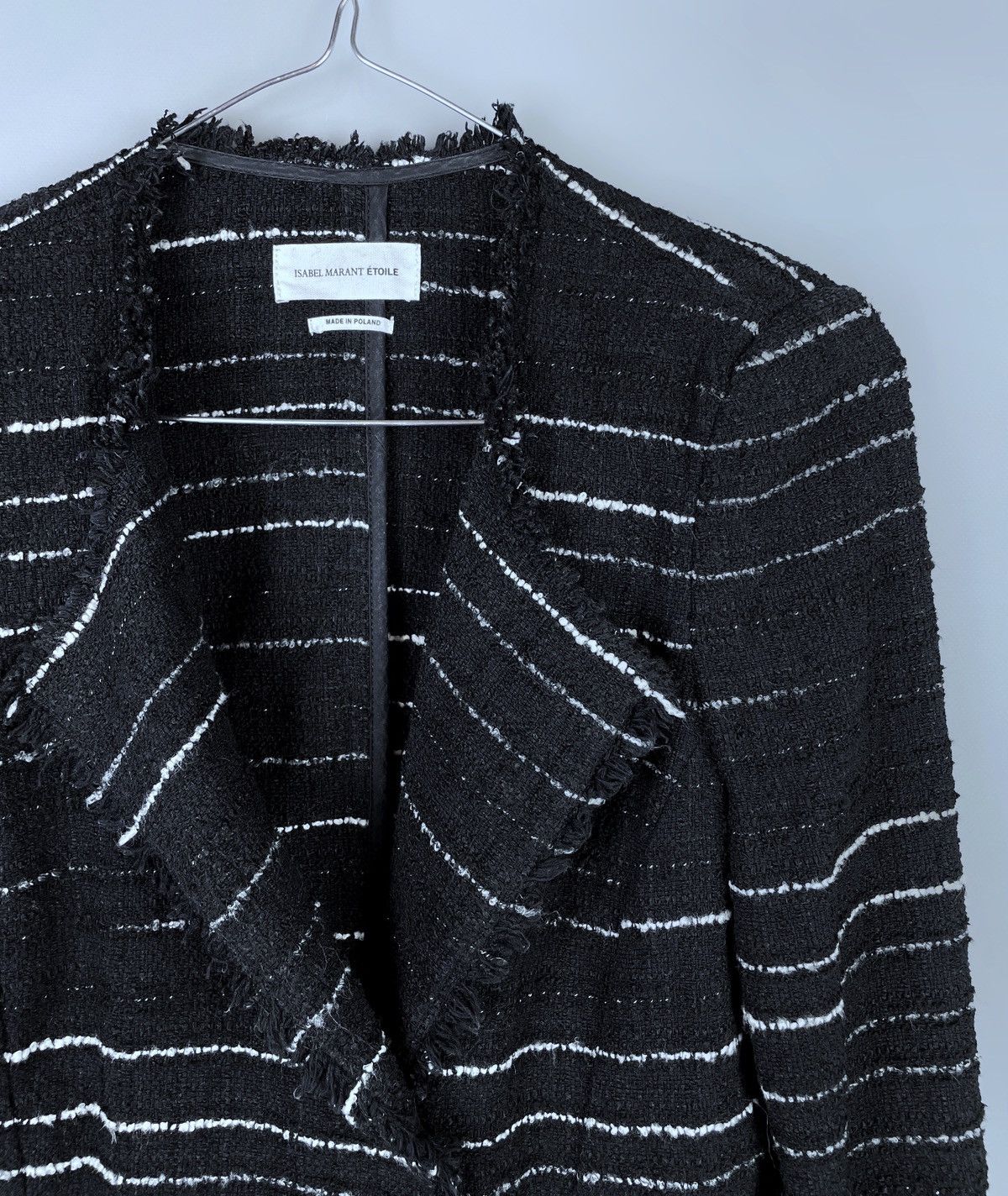 Isabel Marant Etoile Isabel Marant Etoile Glen Slub Knit Tweed Blazer Size 36 Size XS / US 0-2 / IT 36-38 - 6 Thumbnail