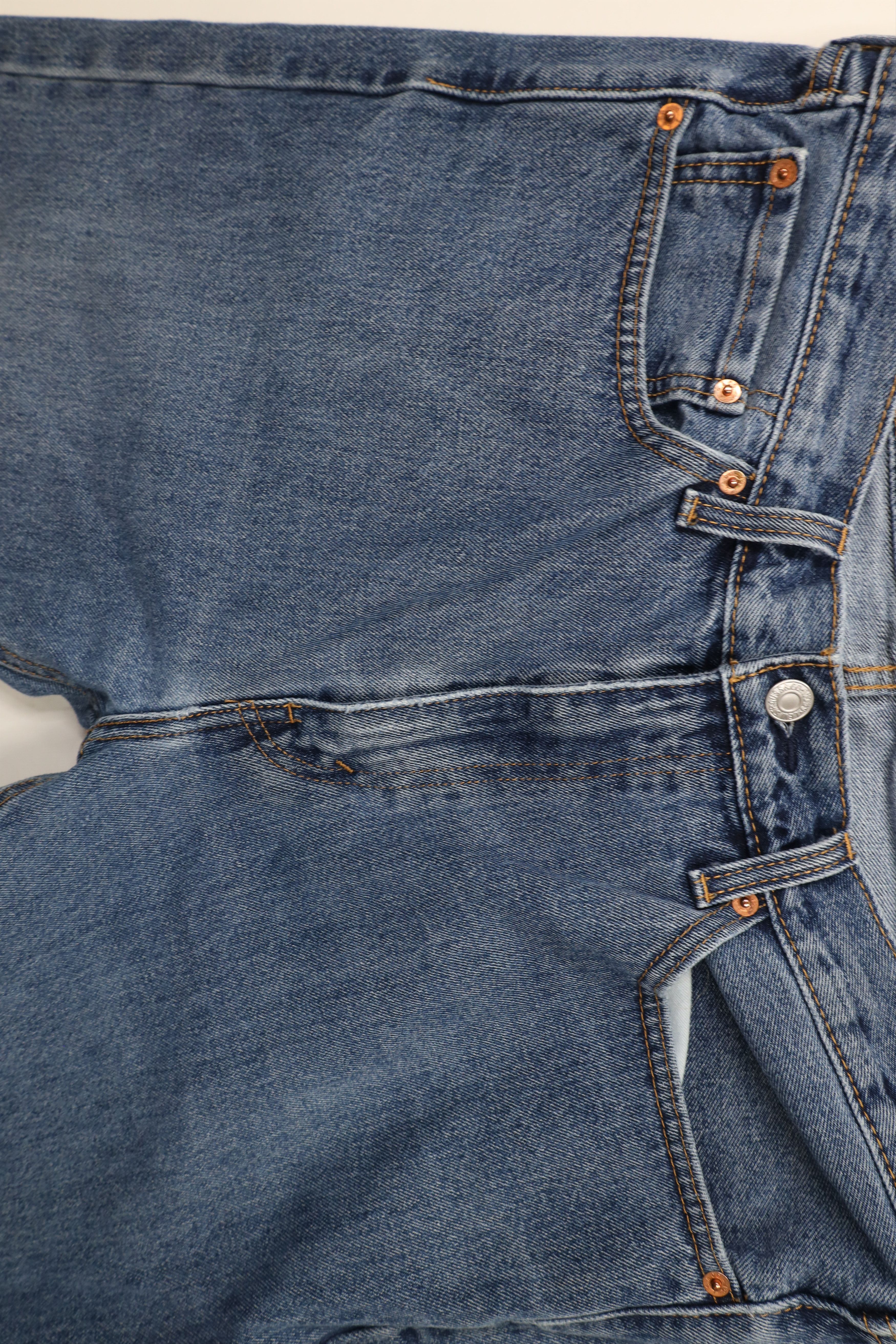 Levi's × Vintage Vintage Y2K Levis 505 Regular Fit Denim Jeans Blue Cotton Size US 36 / EU 52 - 6 Thumbnail