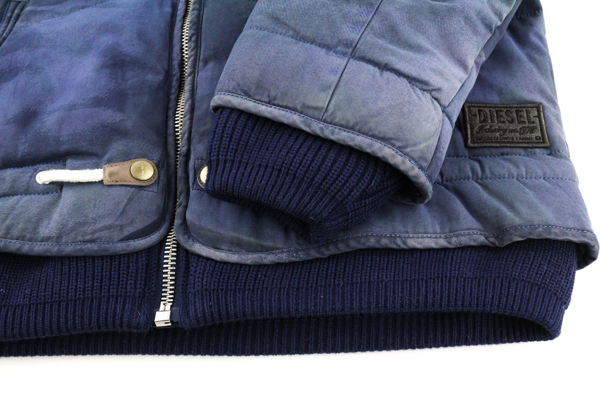 Diesel W-SPLEAK-A S Blue Washed Oversized Lined Jacket 81744 Size US S / EU 44-46 / 1 - 6 Thumbnail