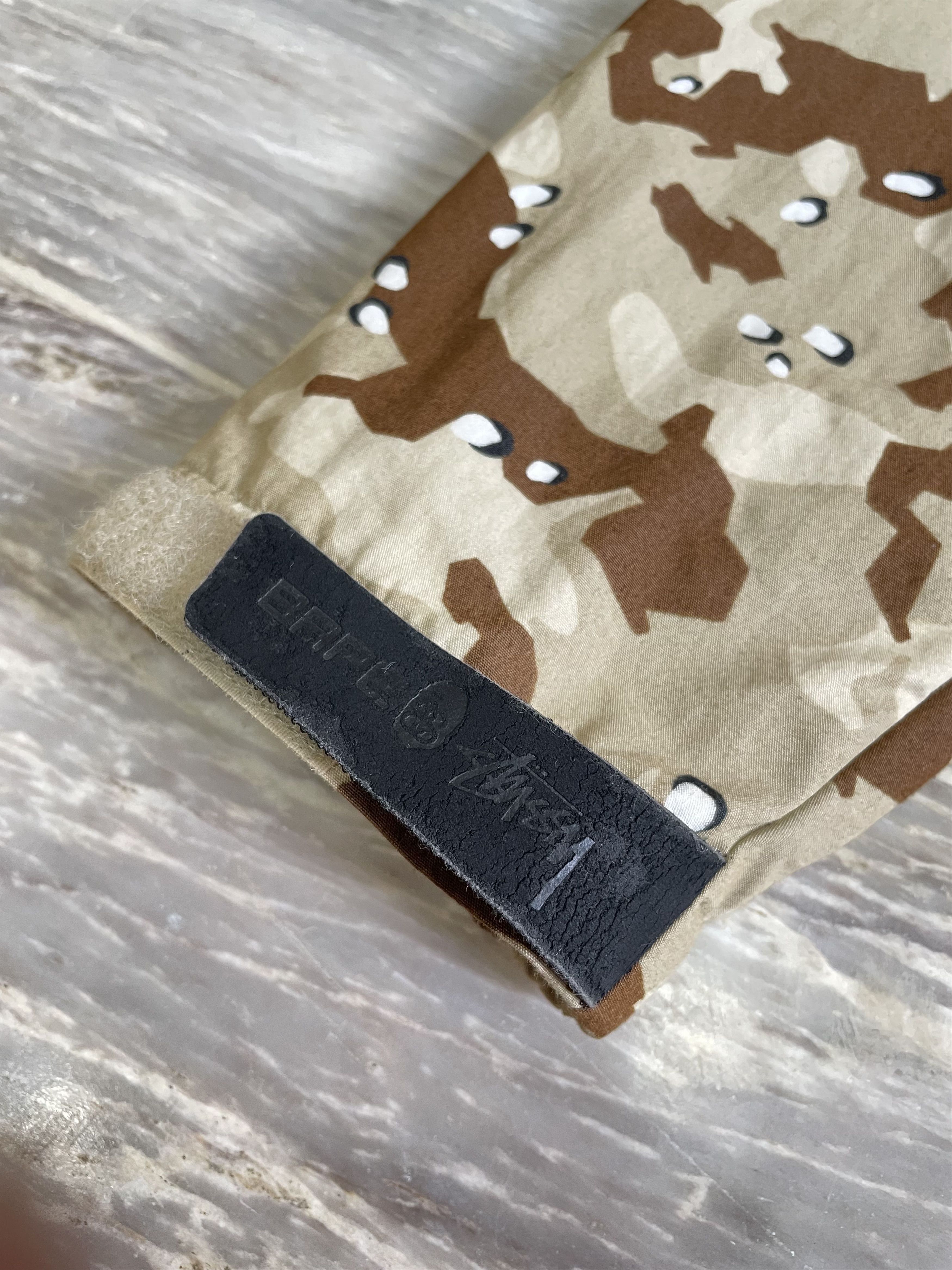 Bape × Stussy BAPE Ill Collaboration Desert Camo Rain Jacket Size US M / EU 48-50 / 2 - 11 Thumbnail
