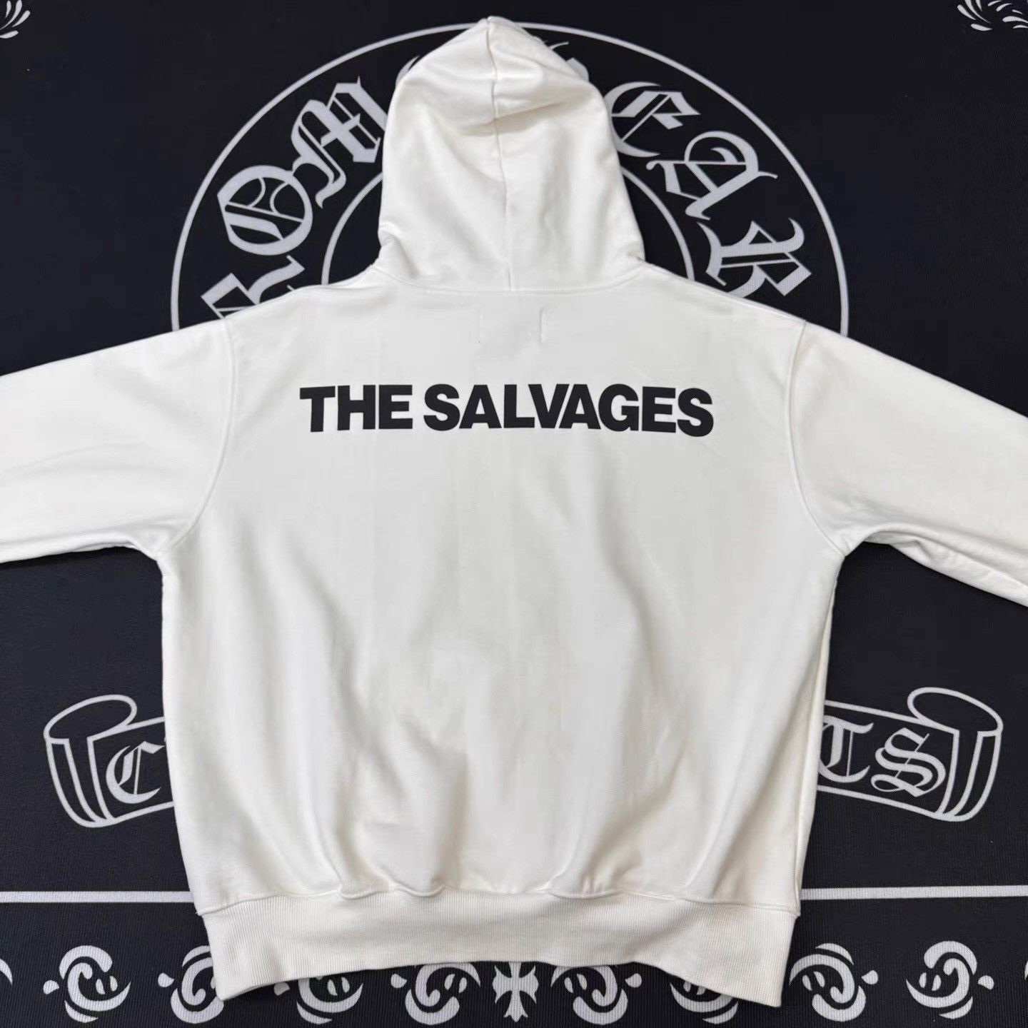 The Salvages THE SALVAGES White Slogan Print Hoodie Q10 Size US S / EU 44-46 / 1 - 3 Thumbnail