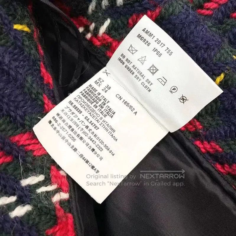 Miu Miu Miu Miu Red Wool Mini Skirt . Size 30" / US 8 / IT 44 - 4 Thumbnail
