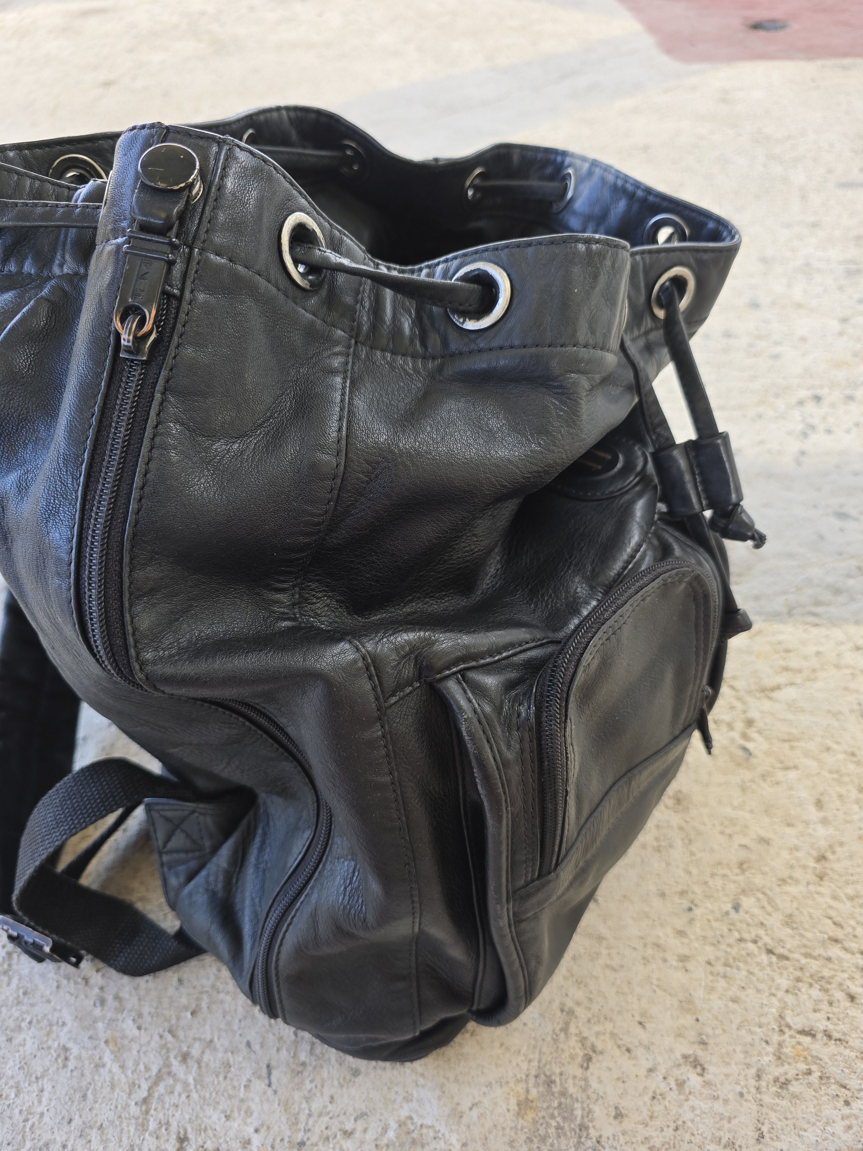 Tumi Authentic Tumi Full leather rucksack backpack Size ONE SIZE - 5 Thumbnail