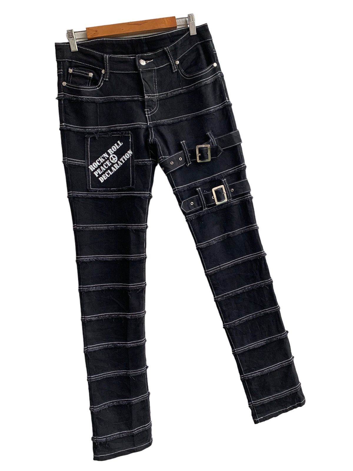 If Six Was Nine ⚡️🔥Japanese Brand Hide ROCK Hagi Design Size US 31 - 4 Thumbnail
