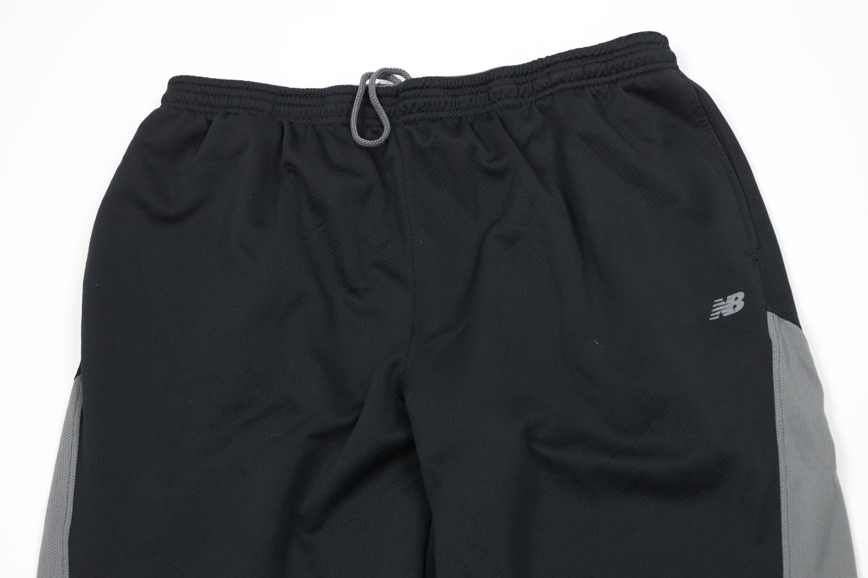New Balance Vintage Y2K New Balance Knit Wide Leg Sweatpants Pants Black Size US 38 / EU 54 - 2 Thumbnail