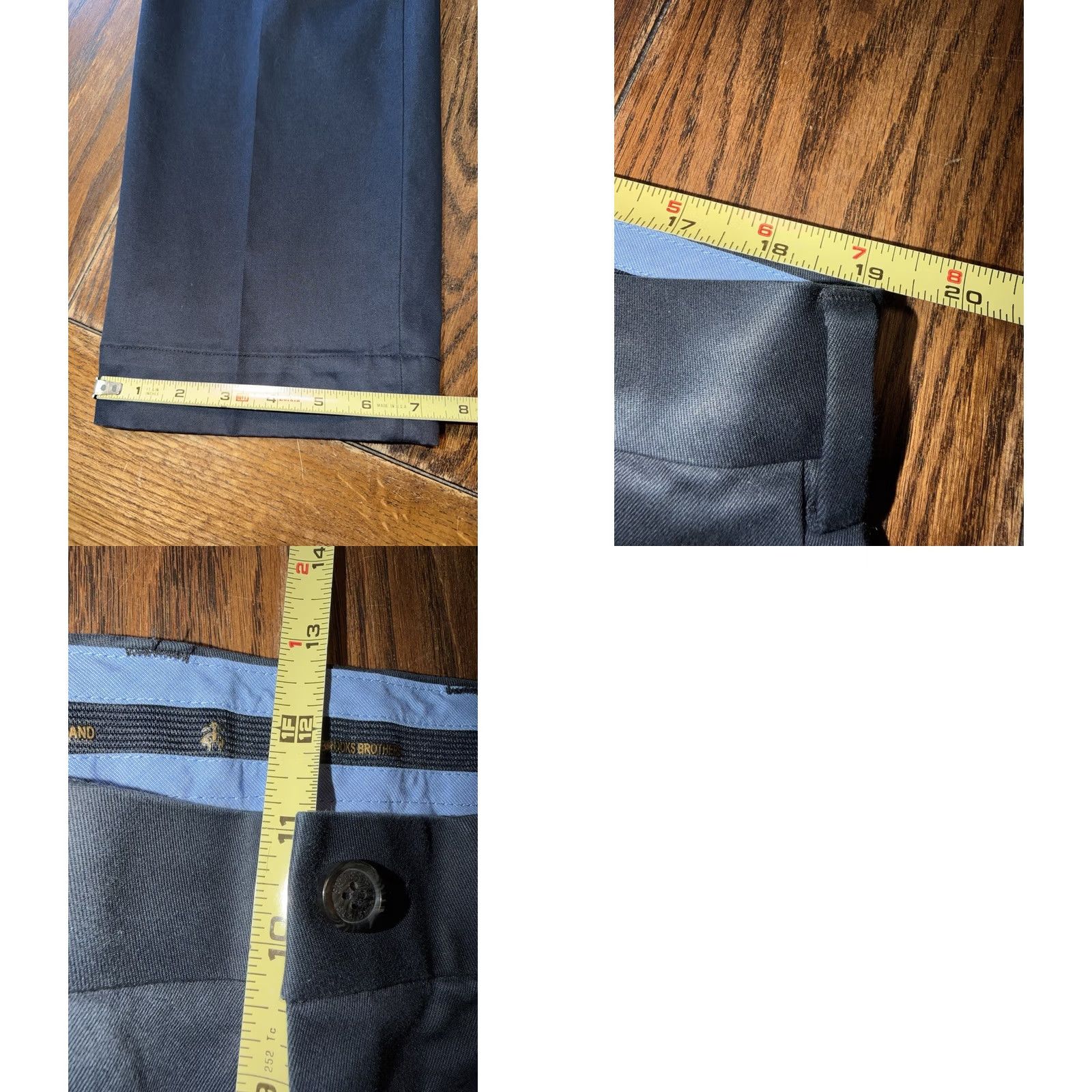 Brooks Brothers Brooks Brothers Pants Men’s 38x30 Blue Lightweight Advantage Chino Trousers Size US 38 / EU 54 - 9 Thumbnail