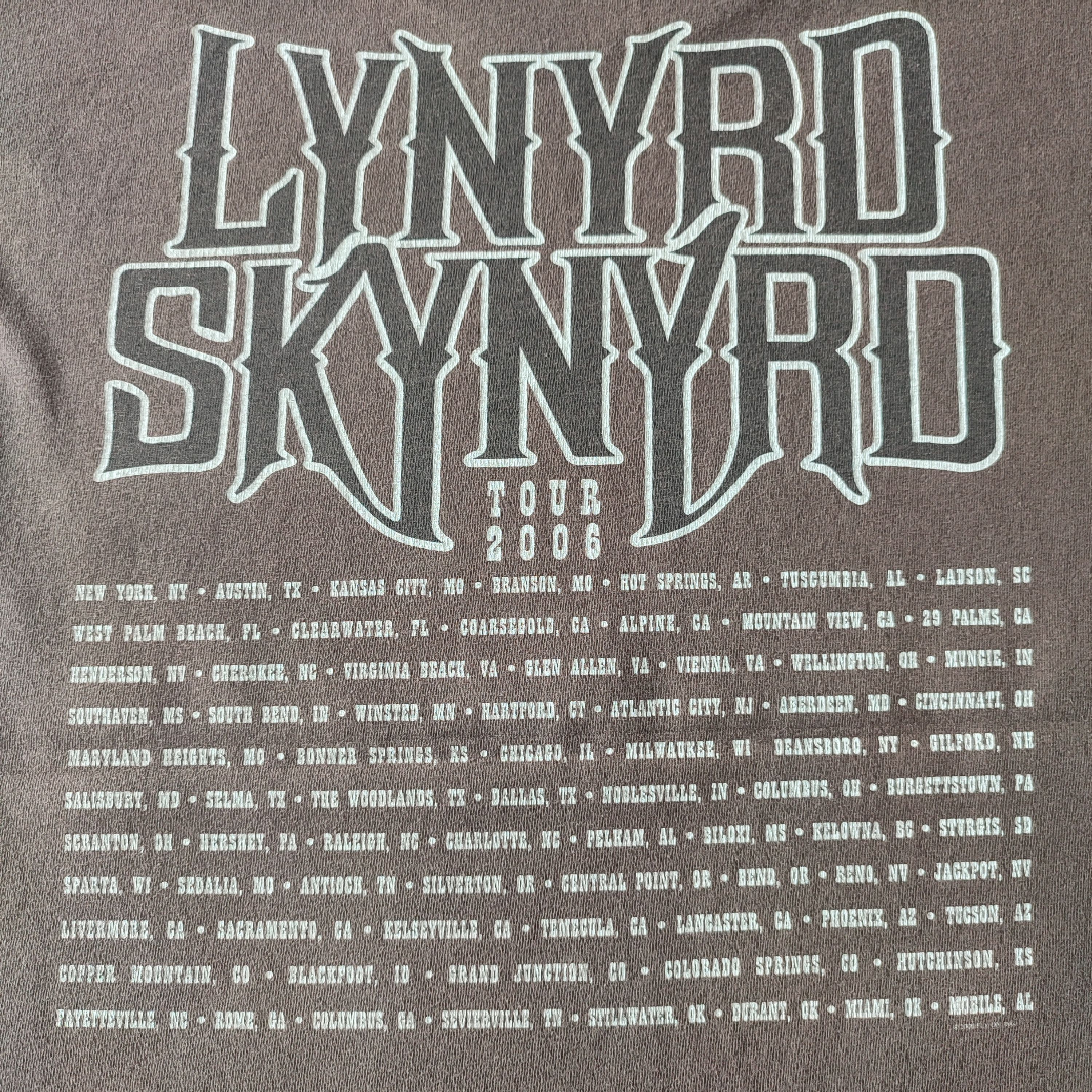 Band Tees × Vintage 2006 LYNYRD SKYNRD T-shirt Size US L / EU 52-54 / 3 - 5 Thumbnail