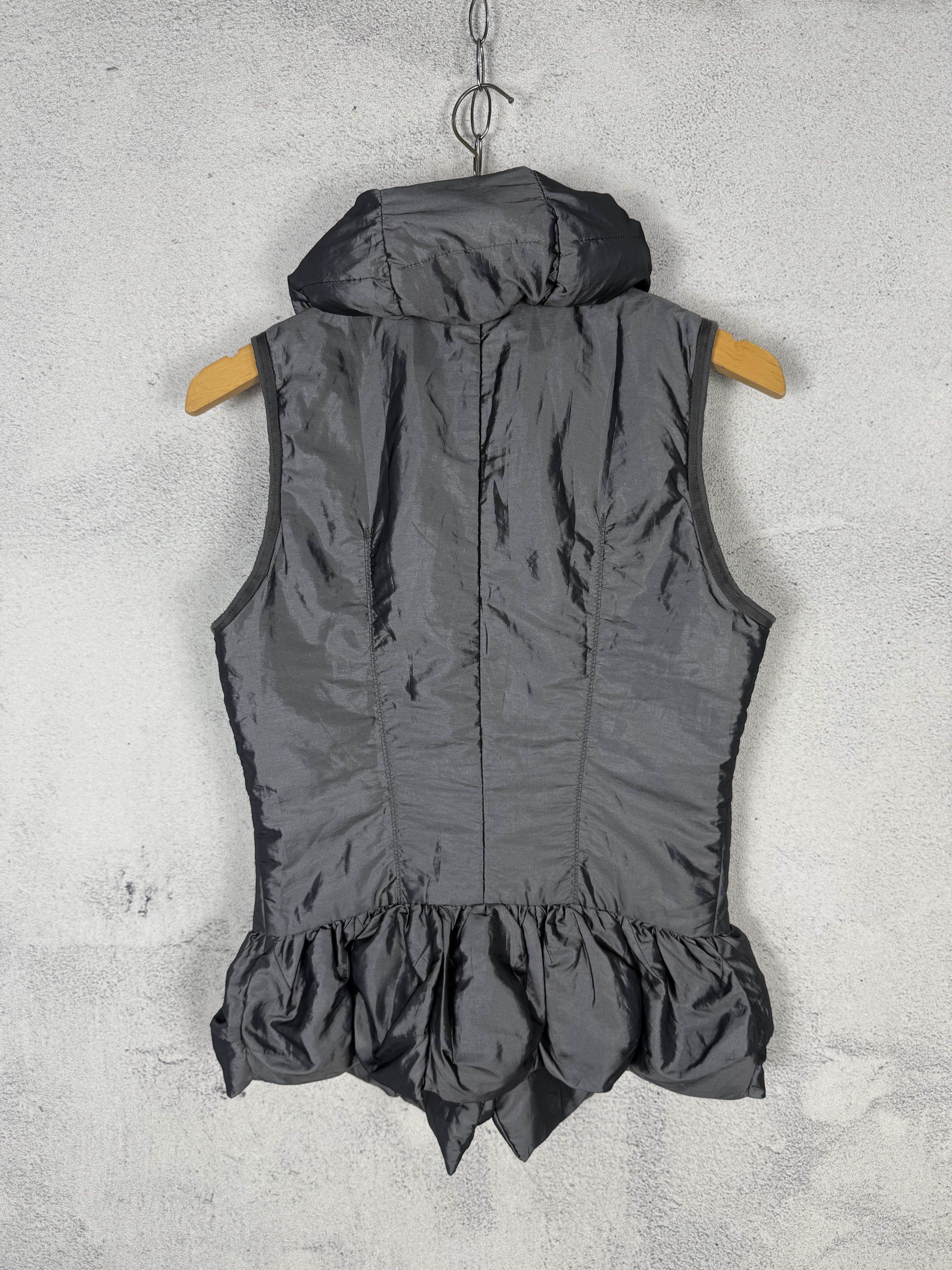 Marithe + Francois Girbaud Marithe Francois Girbaud Silver Nylon Down Vest Size M / US 6-8 / IT 42-44 - 2 Thumbnail