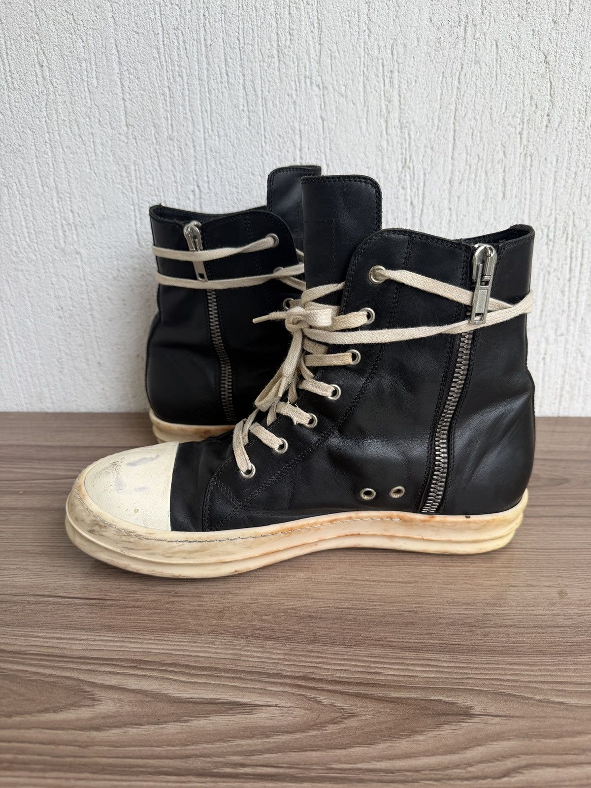 Rick Owens 🔥Rare w16 mainline ramones Size US 10.5 / EU 43-44 - 11 Thumbnail