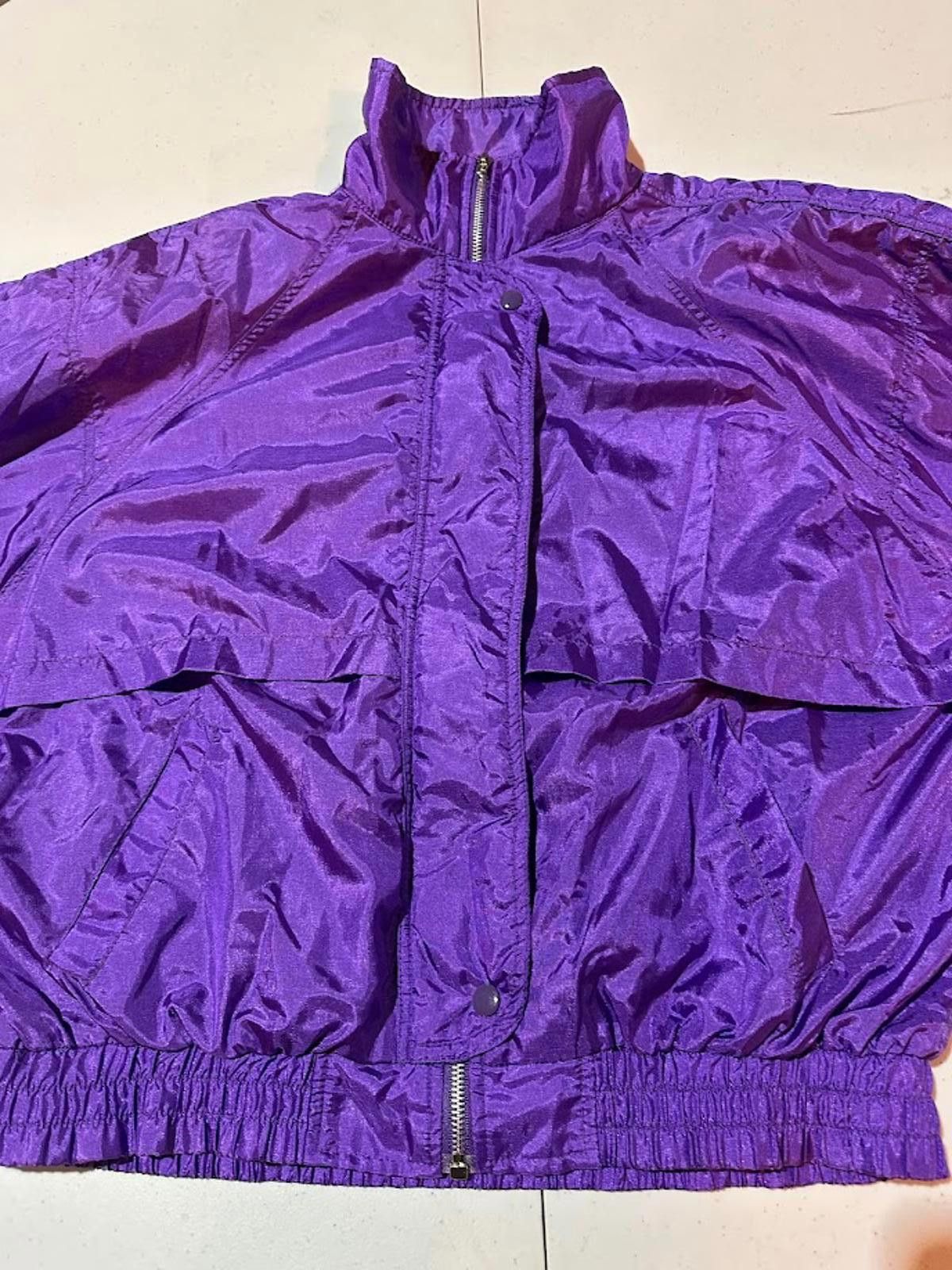 Electric Cottage Vintage Electric Purple Windbreaker L Size L / US 10 / IT 46 - 1 Thumbnail