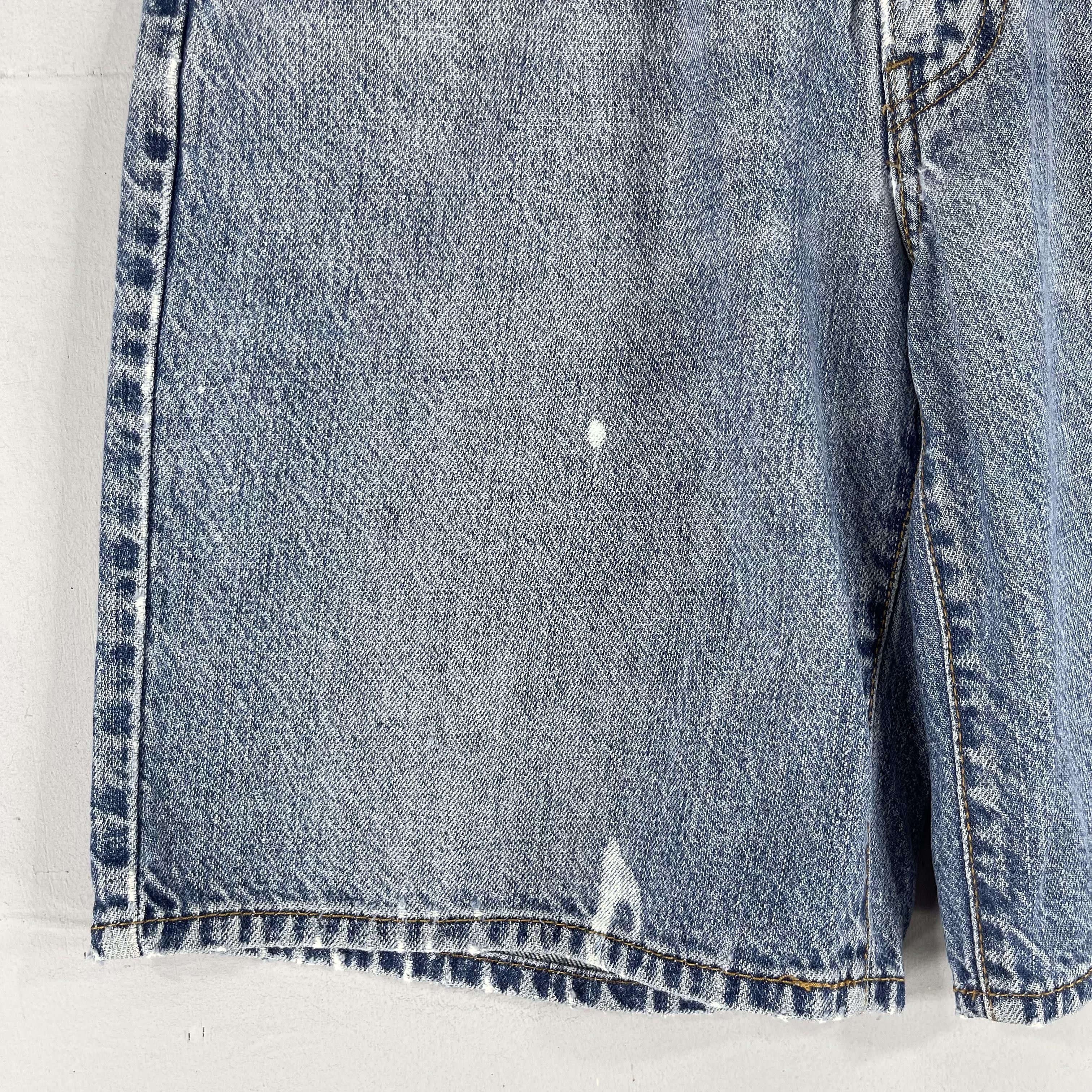 Jean × Levi's Size 33 Vintage Levis 550 Reconstruct High Rise Short Jeans Size US 33 - 4 Thumbnail