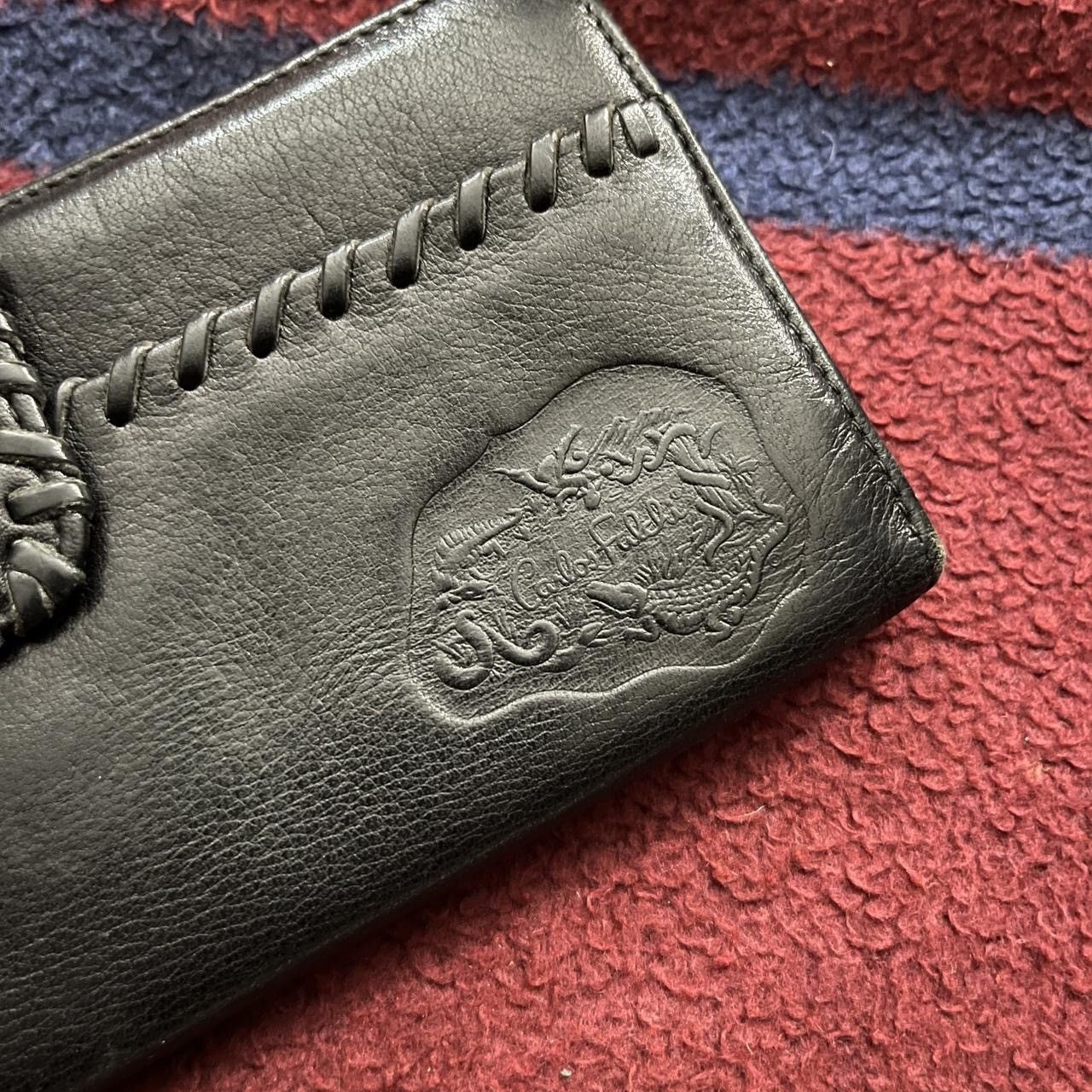 Other Carlos Falchi black leather long wallet ID card money holder Size ONE SIZE - 2 Thumbnail