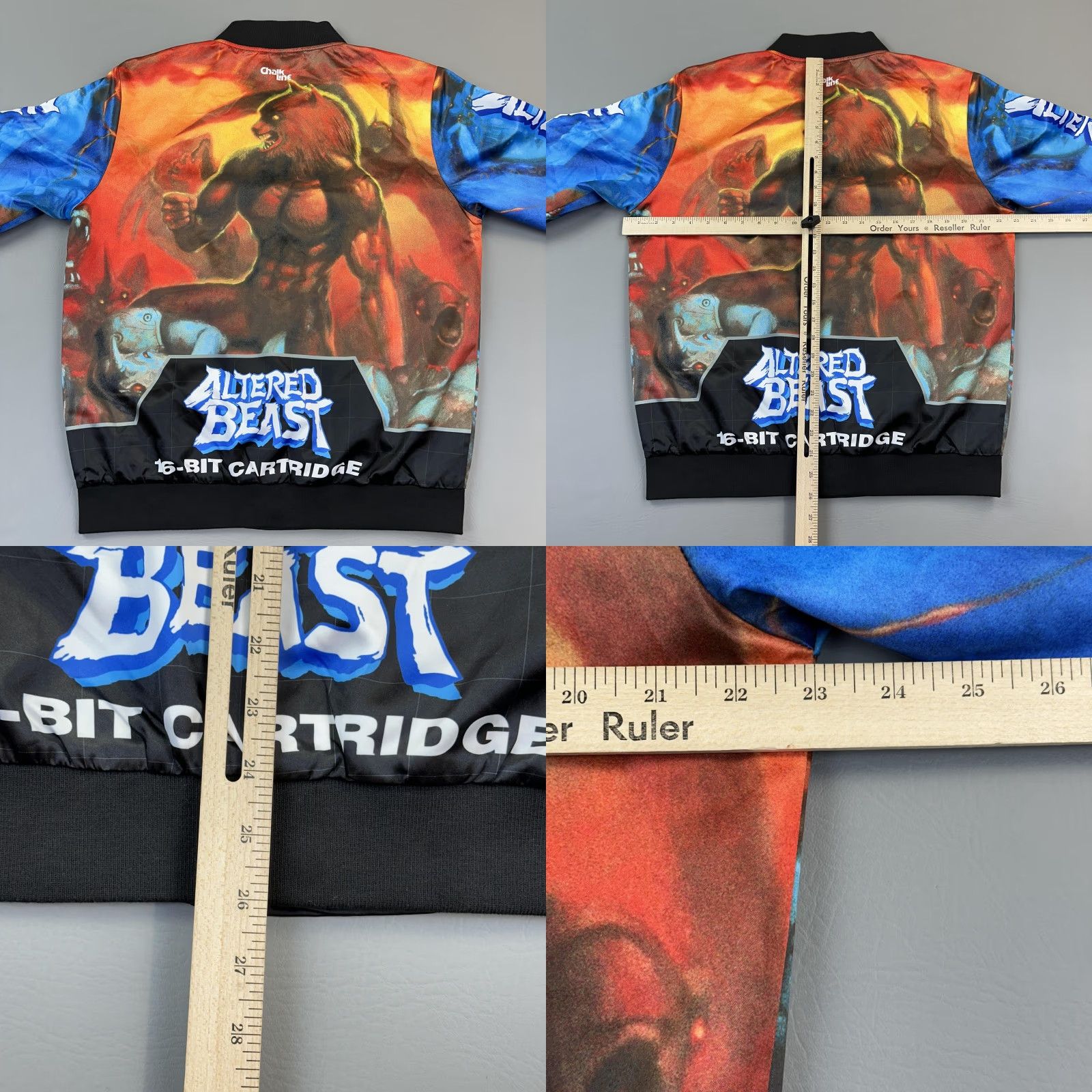 Chalk Line Chalk Line Altered Beast Jacket Mens Medium Satin Retro Fanimation Bomber Sega Shirt Size US M / EU 48-50 / 2 - 8 Thumbnail