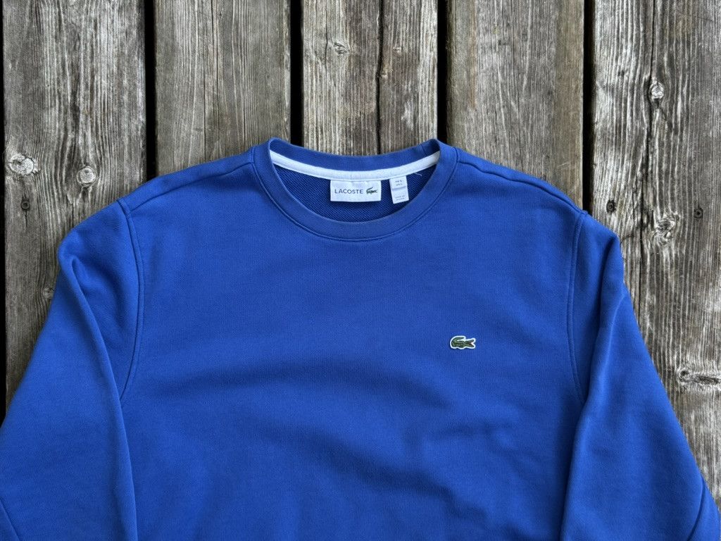Lacoste 100% Authentic Men's Fleece Crew Neck Sweatshirt Size US L / EU 52-54 / 3 - 2 Thumbnail