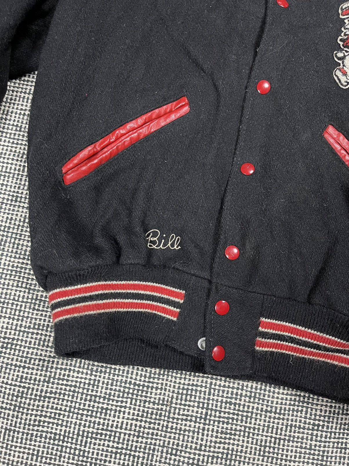 Delong × Vintage 80s DeLong Rittman Indians letterman varsity jacket wool Size US S / EU 44-46 / 1 - 4 Thumbnail