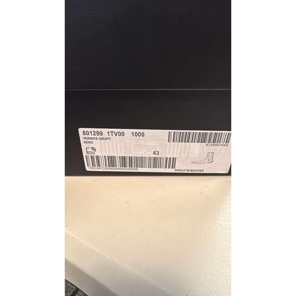 Saint Laurent Paris o1rshd1 Leather Paolo 30 Chelsea Boots in Nero Size US 10 / EU 43 - 20 Thumbnail