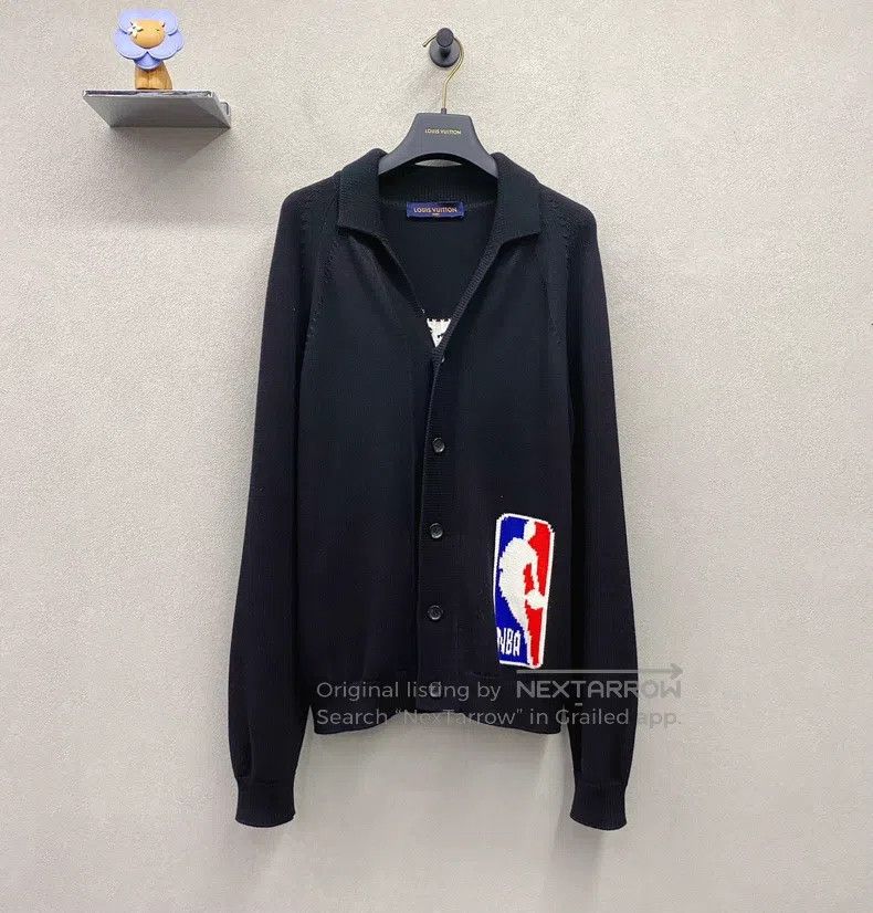 Louis Vuitton Louis Vuitton NBA Signature Black Knit Jacket Size US M / EU 48-50 / 2 - 2 Thumbnail