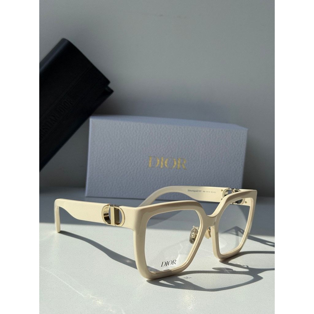 Dior NEW Dior 30MontaigneO S1F Eyeglasses Frames in Ivory White Size ONE SIZE - 4 Thumbnail