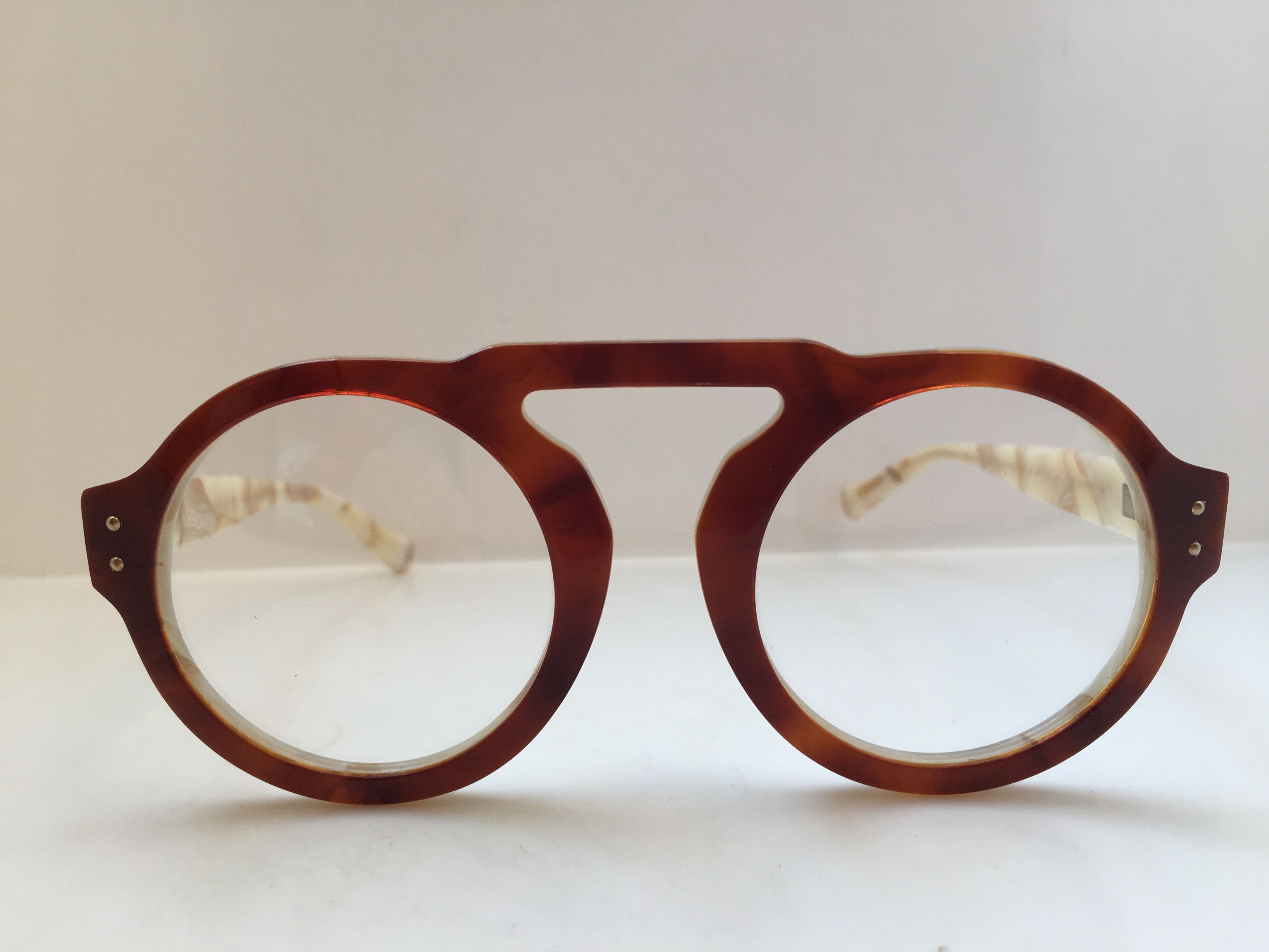 Handmade KY for Tura Round Eyeglasses Frame