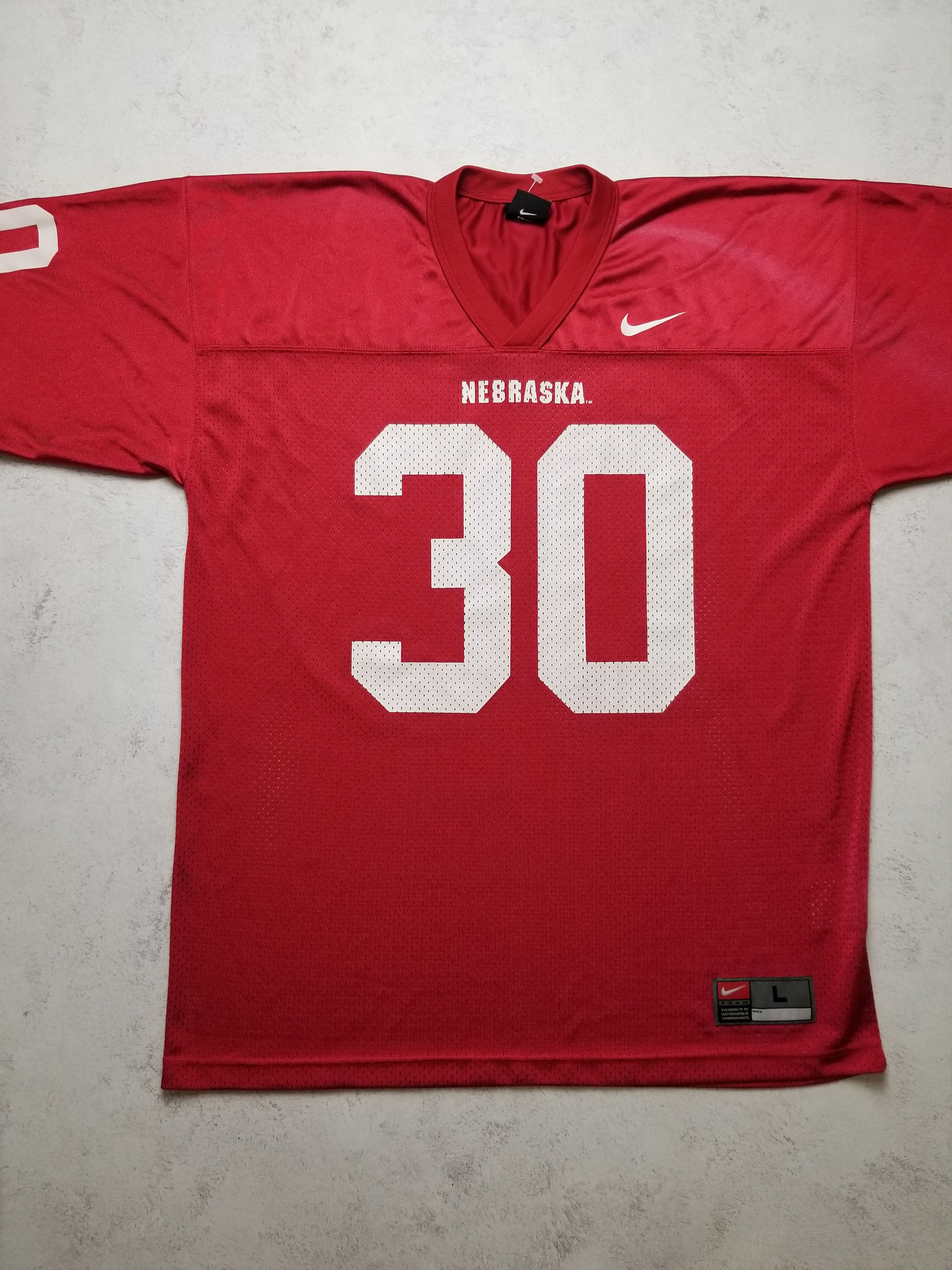 Nike Vintage Nike Nebraska Cornhuskers #30 NFL Jersey Size US L / EU 52-54 / 3 - 15 Thumbnail