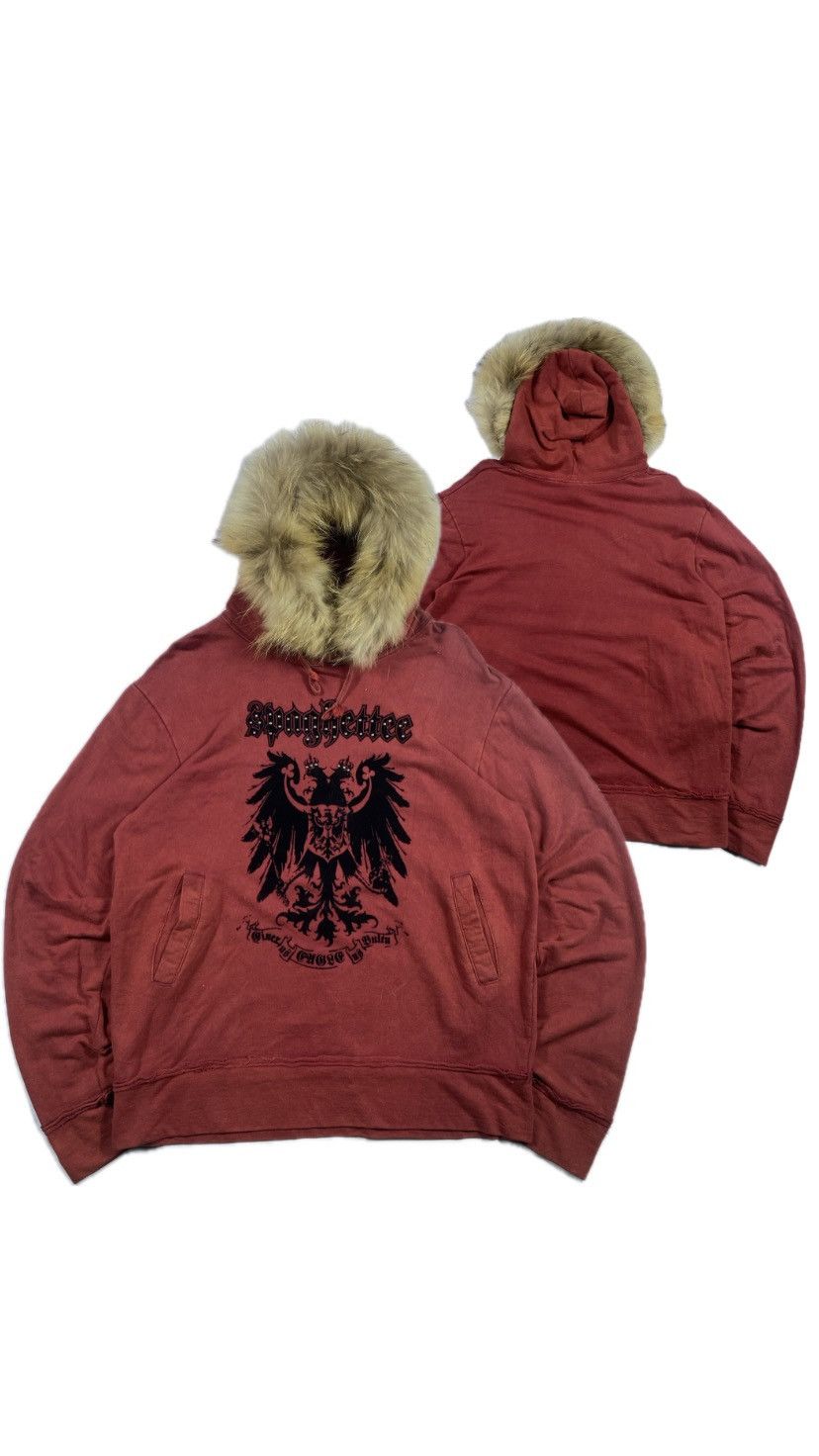 20471120 Japanese Spaghettee Zip Fur Hoodie hysteric ifsix style Size US L / EU 52-54 / 3 - 1 Thumbnail