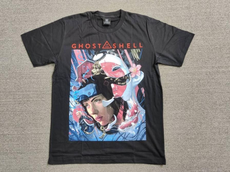 Anime Ghost in the Shell Graphic T-shirt Large Black Size US L / EU 52-54 / 3 - 1 Thumbnail