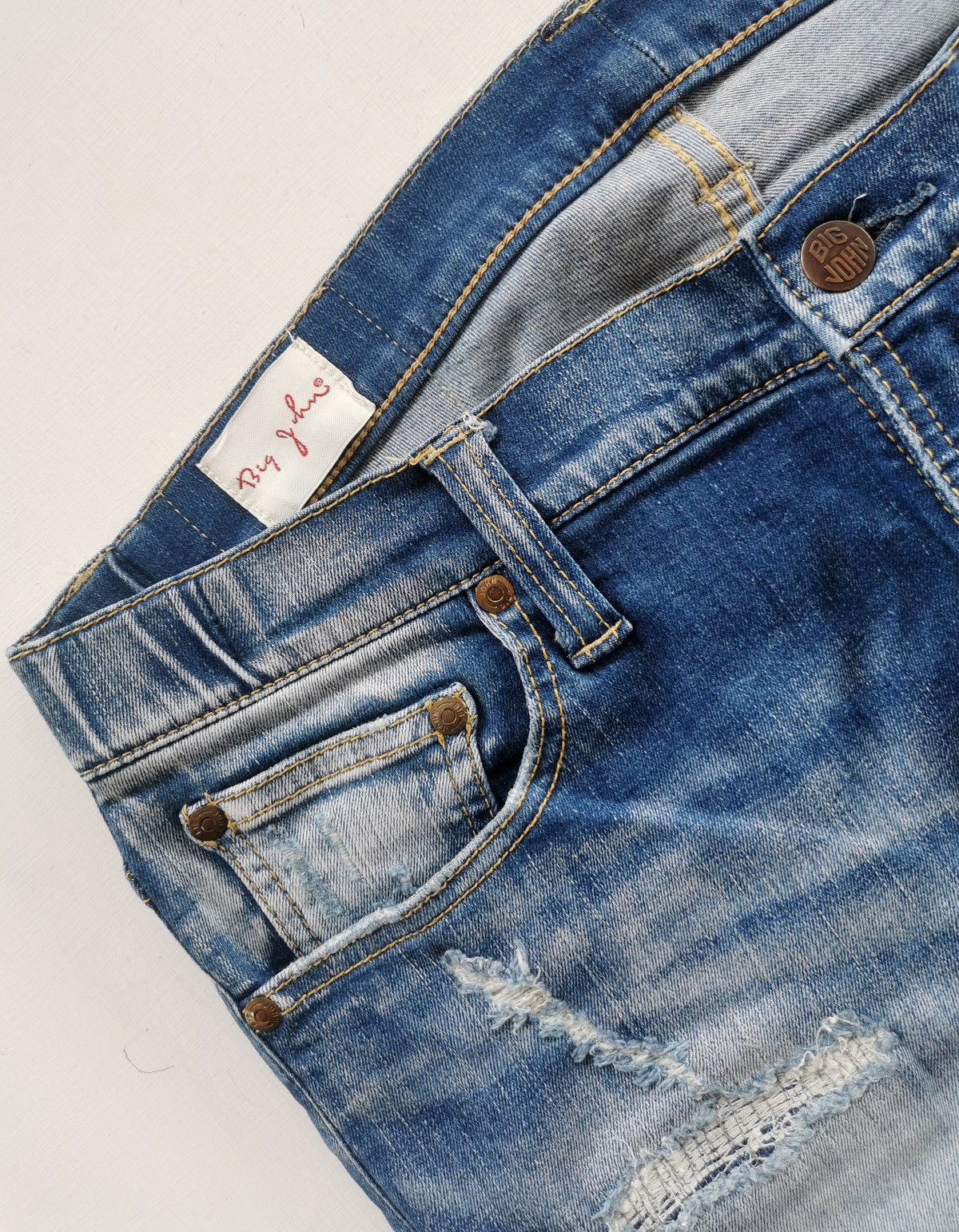Big John Big John Patchwork Isko Denim Jeans Size US 34 / EU 50 - 6 Thumbnail