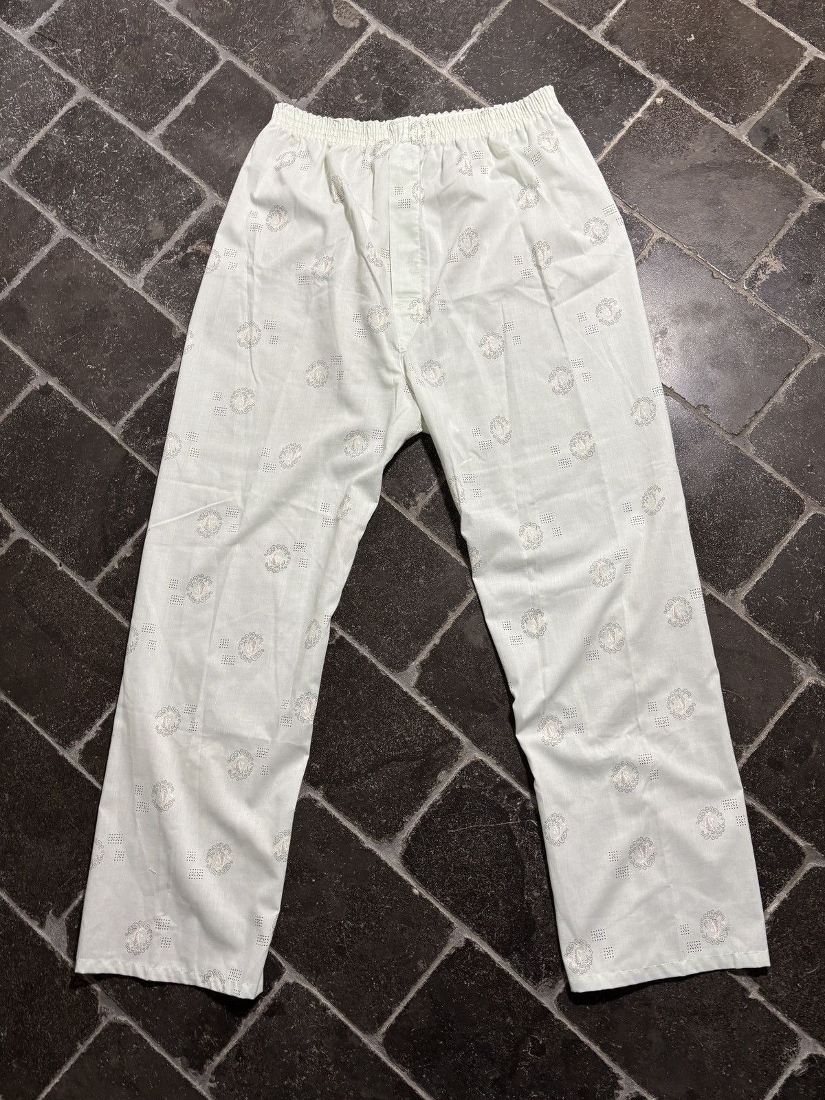 Vintage True Vintage Pajama Set 60s 70s Matching PJs Two Piece Suit Size US 32 / EU 48 - 8 Thumbnail
