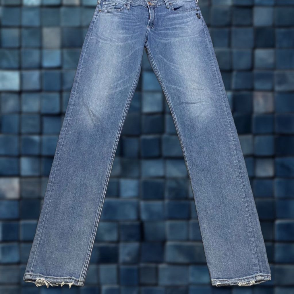 Silver Jeans Co. Silver Jeans Jeans 32x37 Blue Denim Medium Wash Mid Rise Tapered Mens Regular Fit Pocket Zipper Button Frisco Brand Size US 32 / EU 48 - 1 Thumbnail