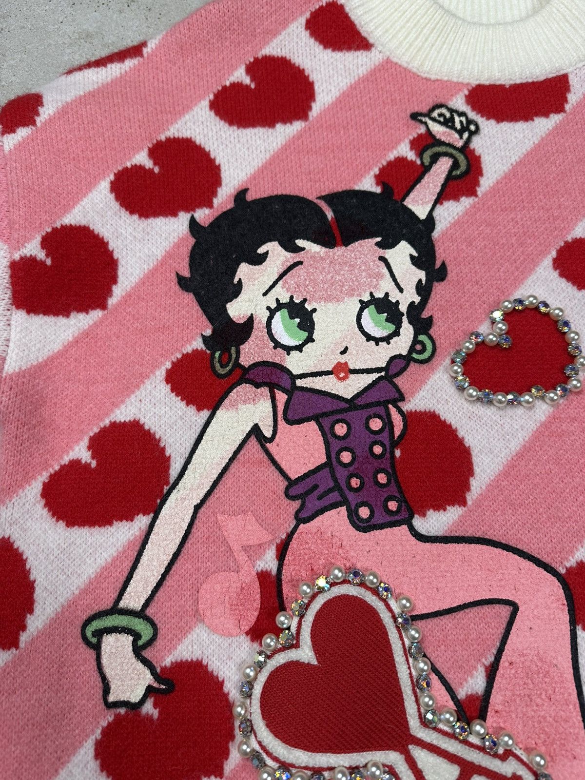 Cartoon Network × Vintage Vintage Y2K Betty Boop Cartoon Network Wool Sweater Size US L / EU 52-54 / 3 - 11 Thumbnail