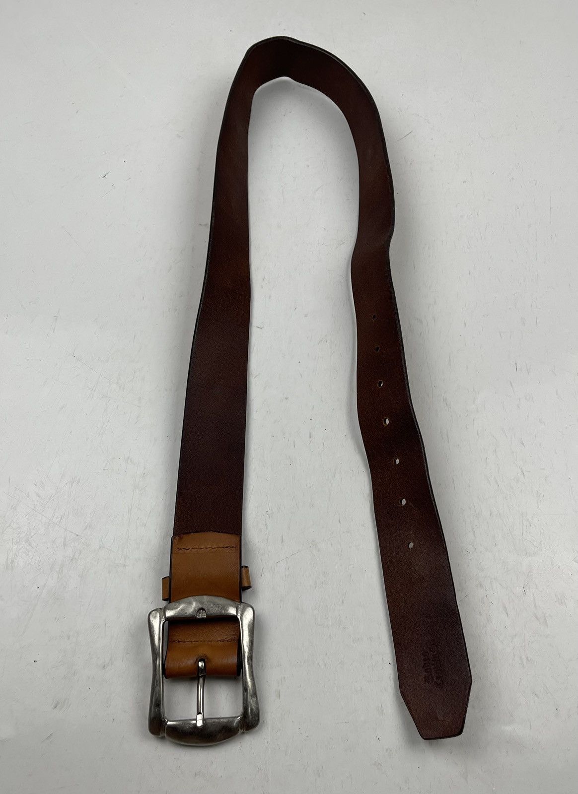 Japanese Brand rodeo crowns leather belt tc34 Size 34 - 6 Thumbnail