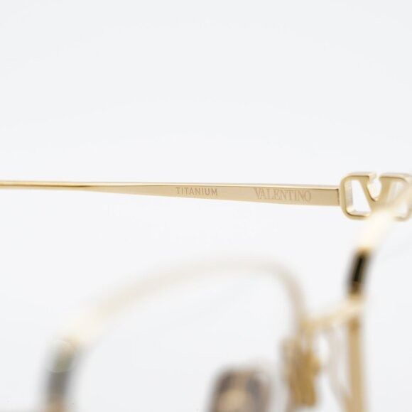 Valentino Valentino V-LOGO SIGN II VLX-167A Eyeglasses Gold 55mm Size ONE SIZE - 6 Thumbnail