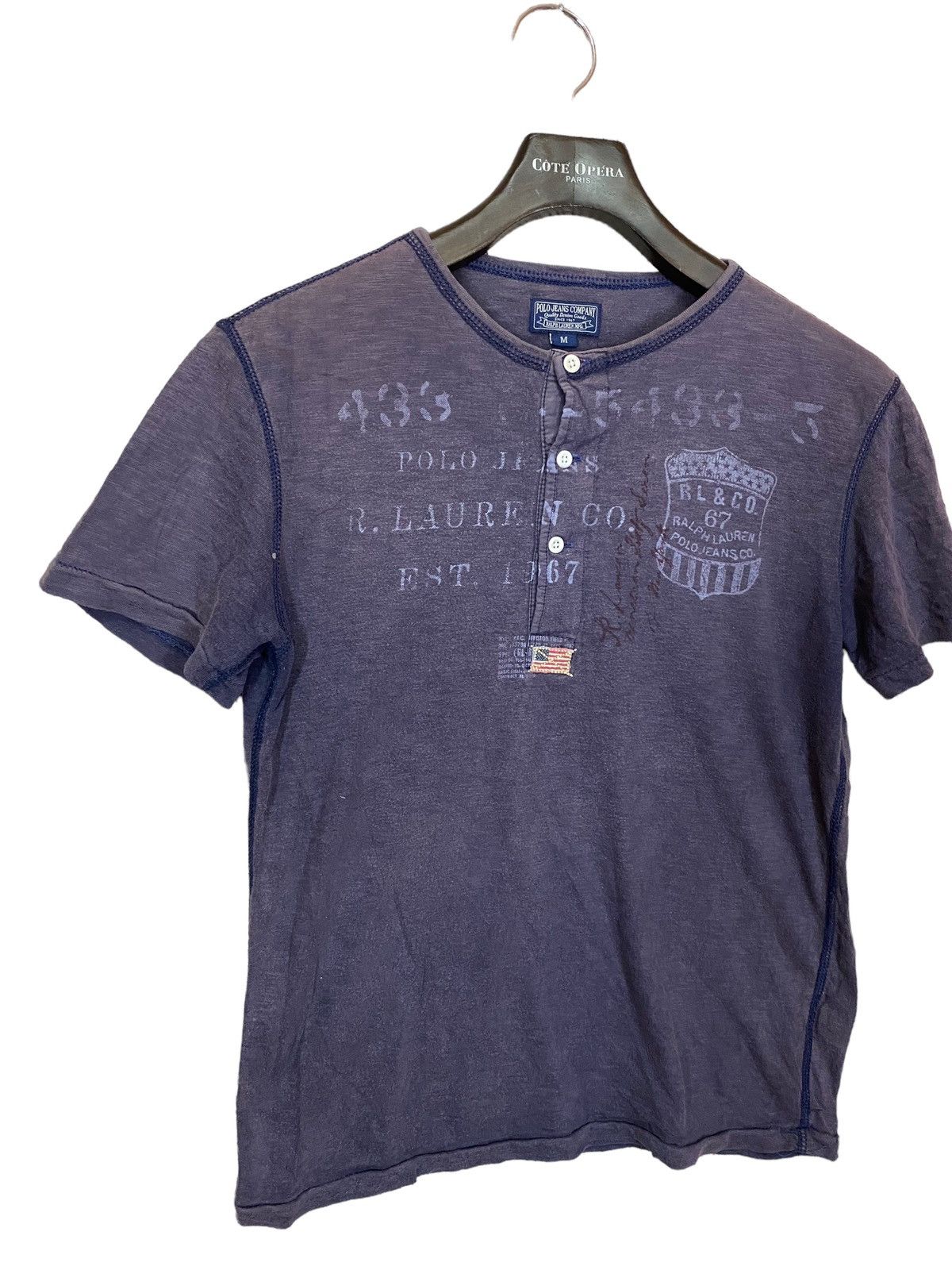 Polo Ralph Lauren × Vintage Polo jeans company tshirt by ralph lauren Size US M / EU 48-50 / 2 - 10 Thumbnail