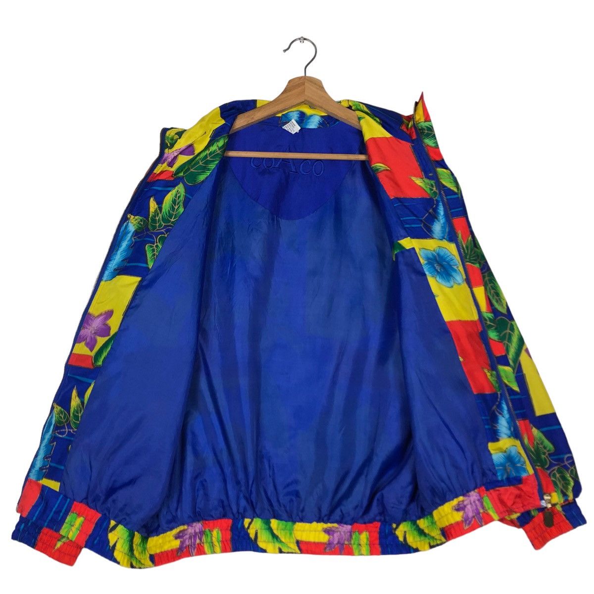 Vintage 🔥90’s Silk Bomber Jacket Coaco Full Print Issey Miyake Size US M / EU 48-50 / 2 - 11 Thumbnail