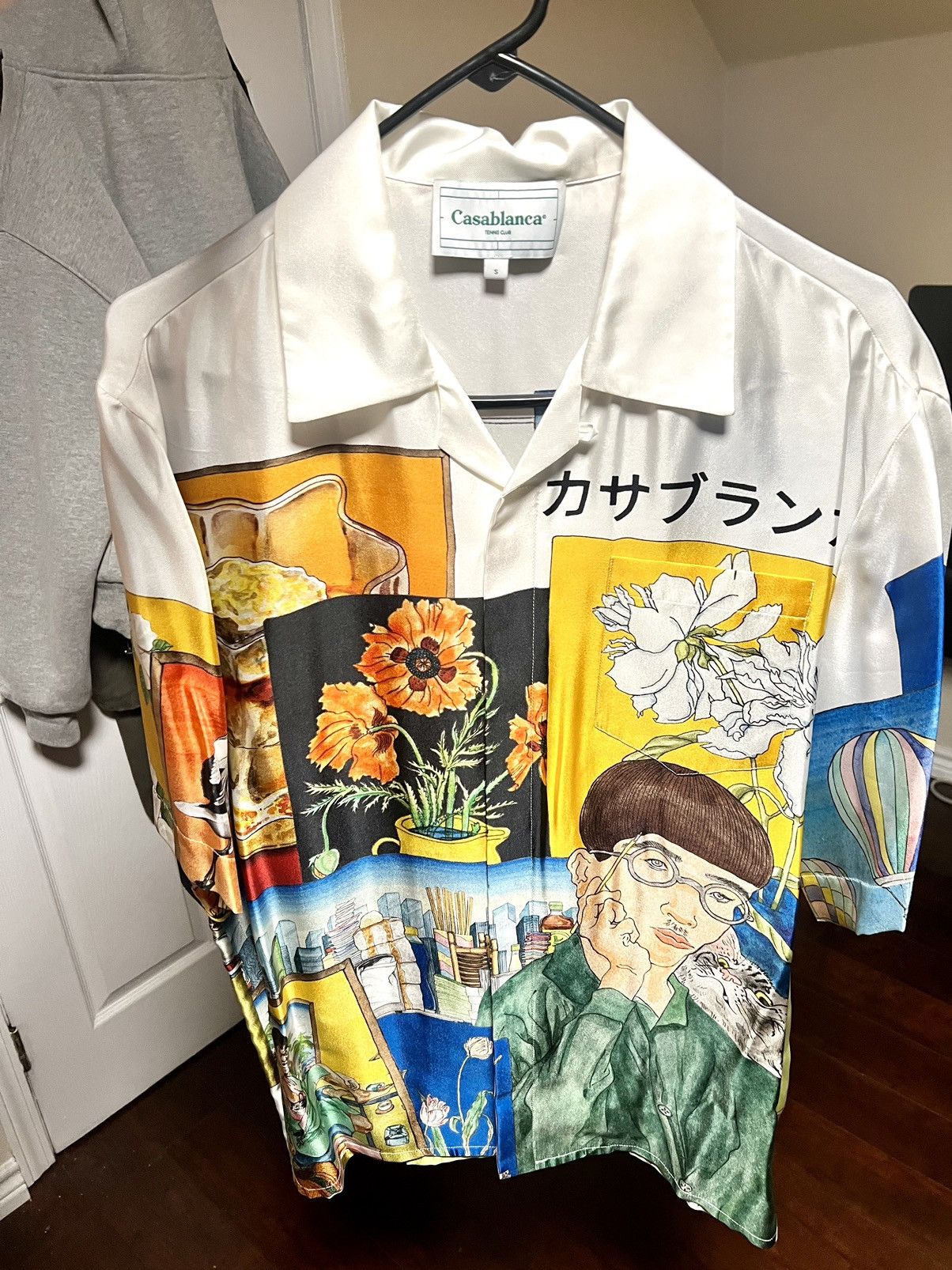 Casablanca casablanca montage print silk-twill shirt (rare) Size US S / EU 44-46 / 1 - 3 Thumbnail
