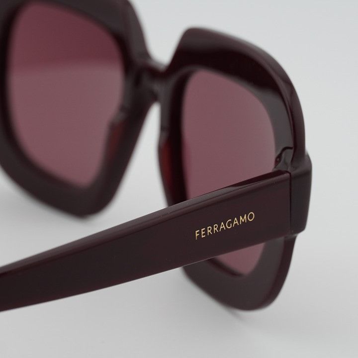 Salvatore Ferragamo Salvatore Ferragamo SF2068SE 606 Sunglasses Burgundy Frame Size ONE SIZE - 7 Thumbnail