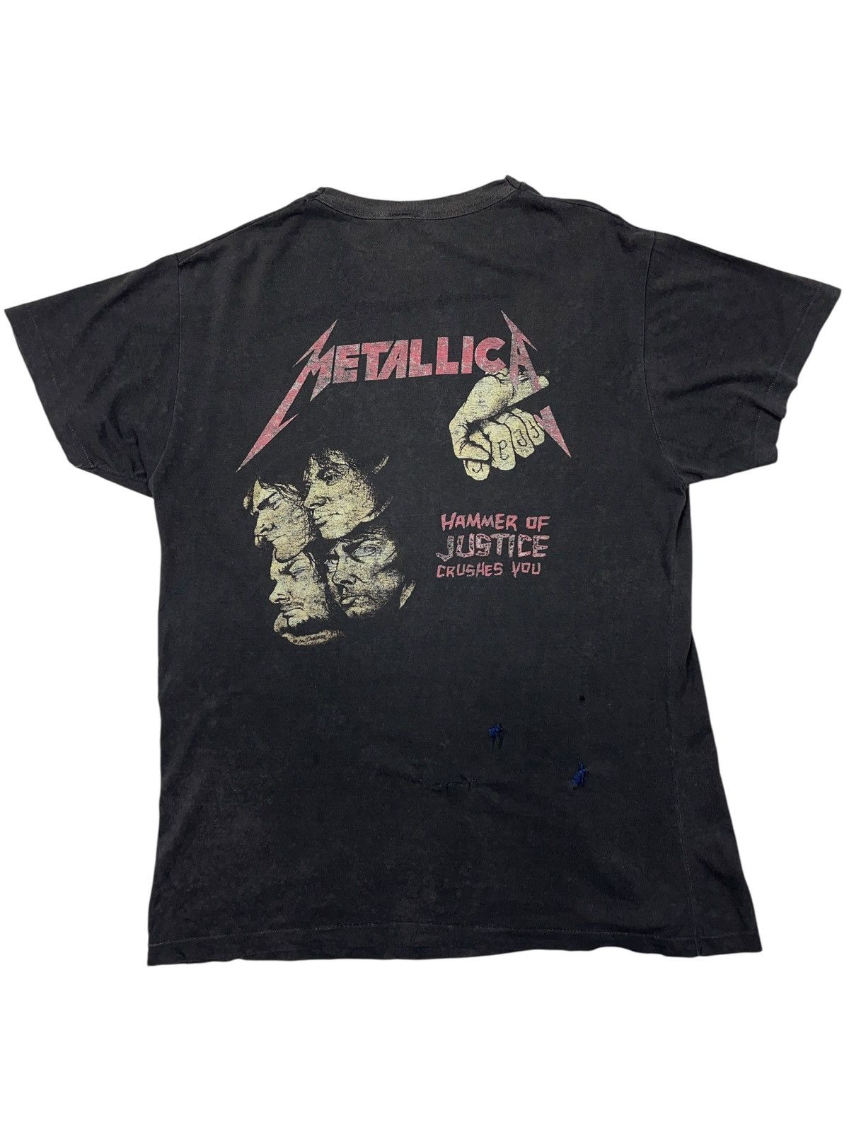 Metallica Vintage 1988 Metallica Distressed T-shirt Damaged Justice Size US L / EU 52-54 / 3 - 2 Thumbnail