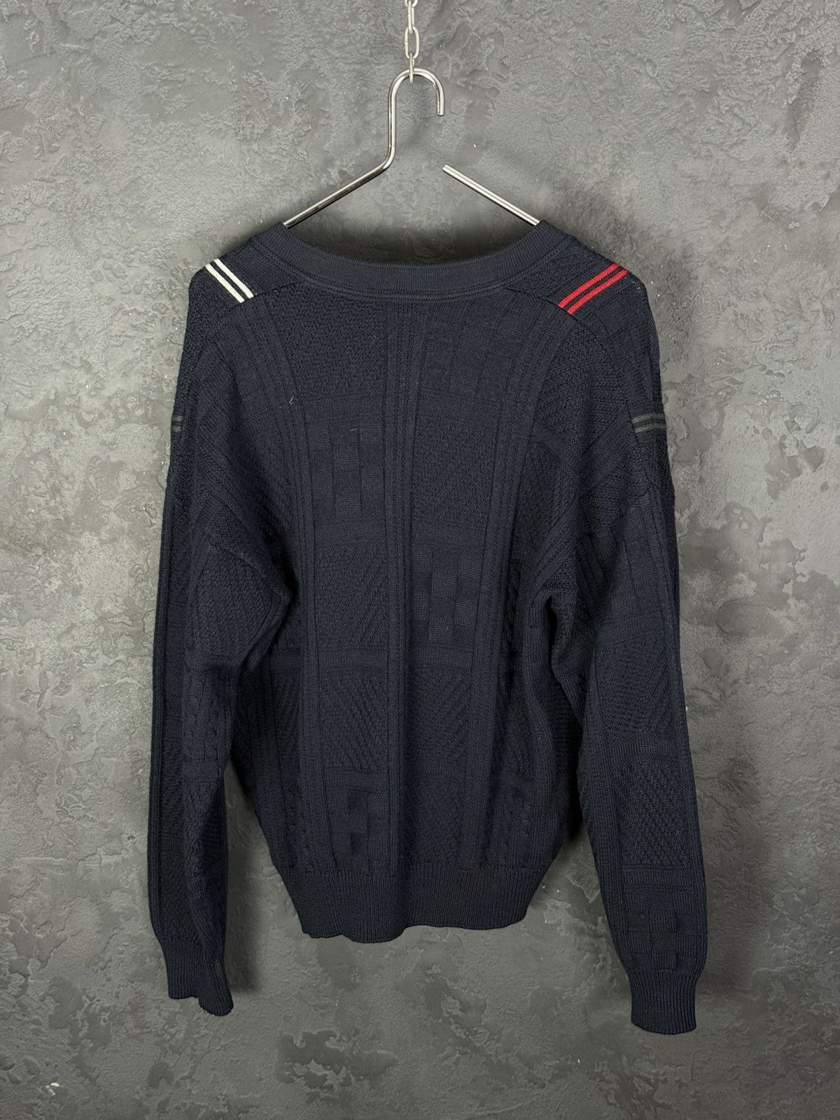 Lacoste Vintage 90s Lacoste Knit Cardigan Sweater Size US M / EU 48-50 / 2 - 10 Thumbnail