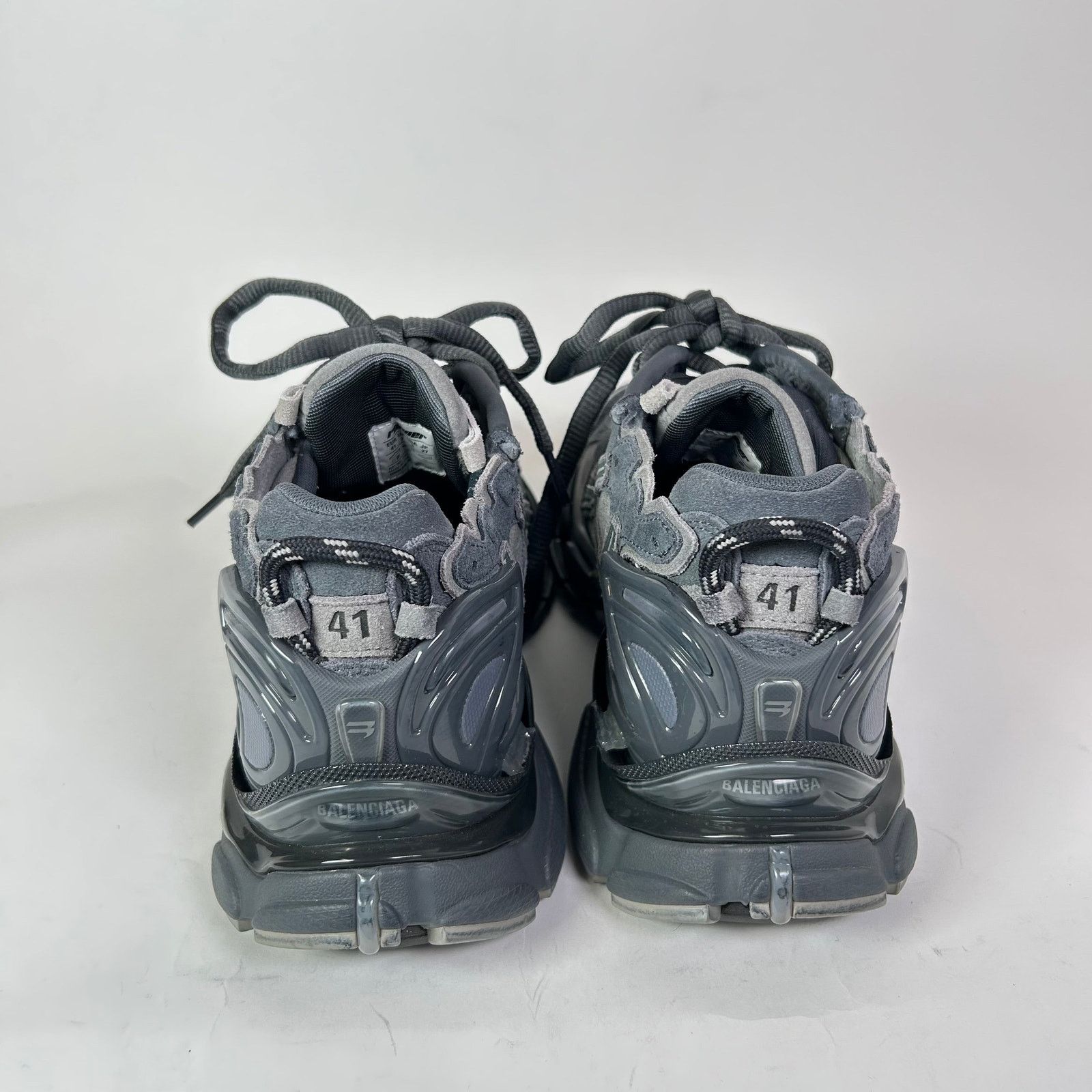Balenciaga Balenciaga Grey Suede Runners Size US 8 / EU 41 - 3 Thumbnail