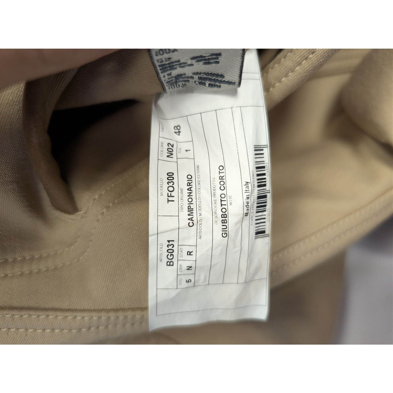 Tom Ford o1rshd1 Stretch Cotton Trucker Jacket in Beige Size US M / EU 48-50 / 2 - 20 Thumbnail