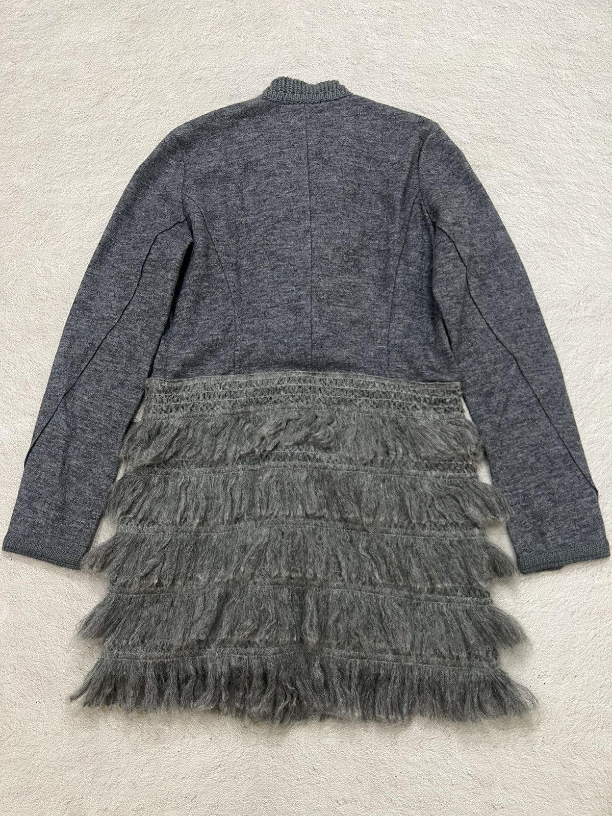 Chanel Chanel Knit Duffle Fur Wool Ribbed Toggle Cardigan Jacket Size M / US 6-8 / IT 42-44 - 2 Thumbnail